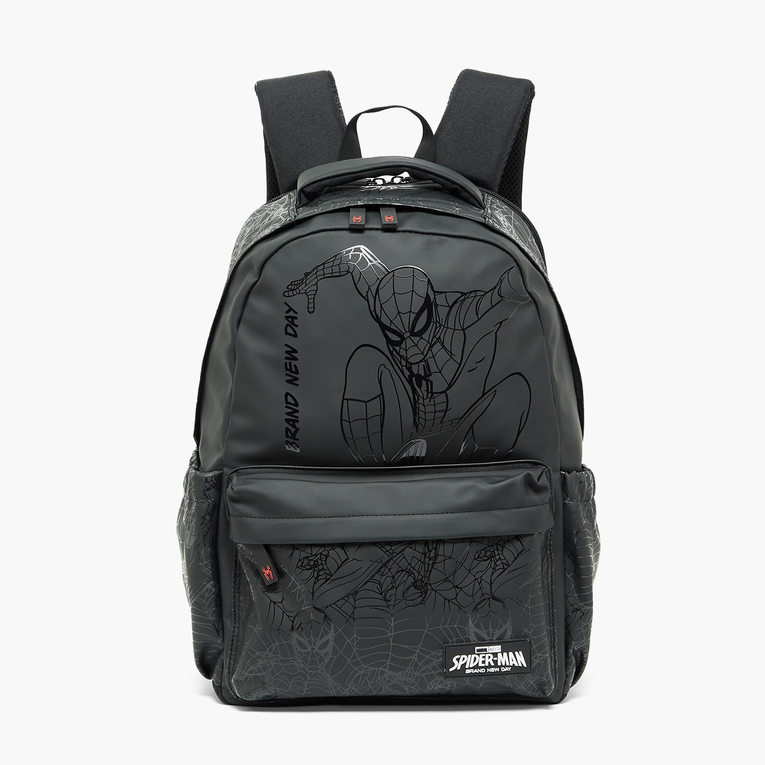 شنطة ظهر للأولاد 8-13 سنة بأحزمة مبطنة وطبعات سبايدرمان - 17 بوصة-school-bagsandbackpacks-backpacks-image-1