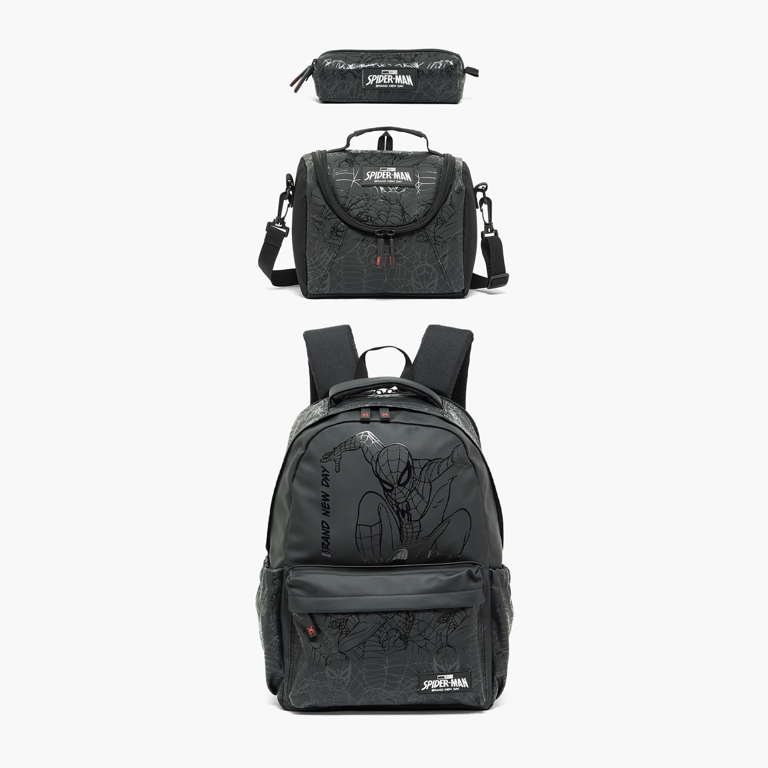 شنطة ظهر للأولاد 8-13 سنة بأحزمة مبطنة وطبعات سبايدرمان - 17 بوصة-school-bagsandbackpacks-backpacks-image-10
