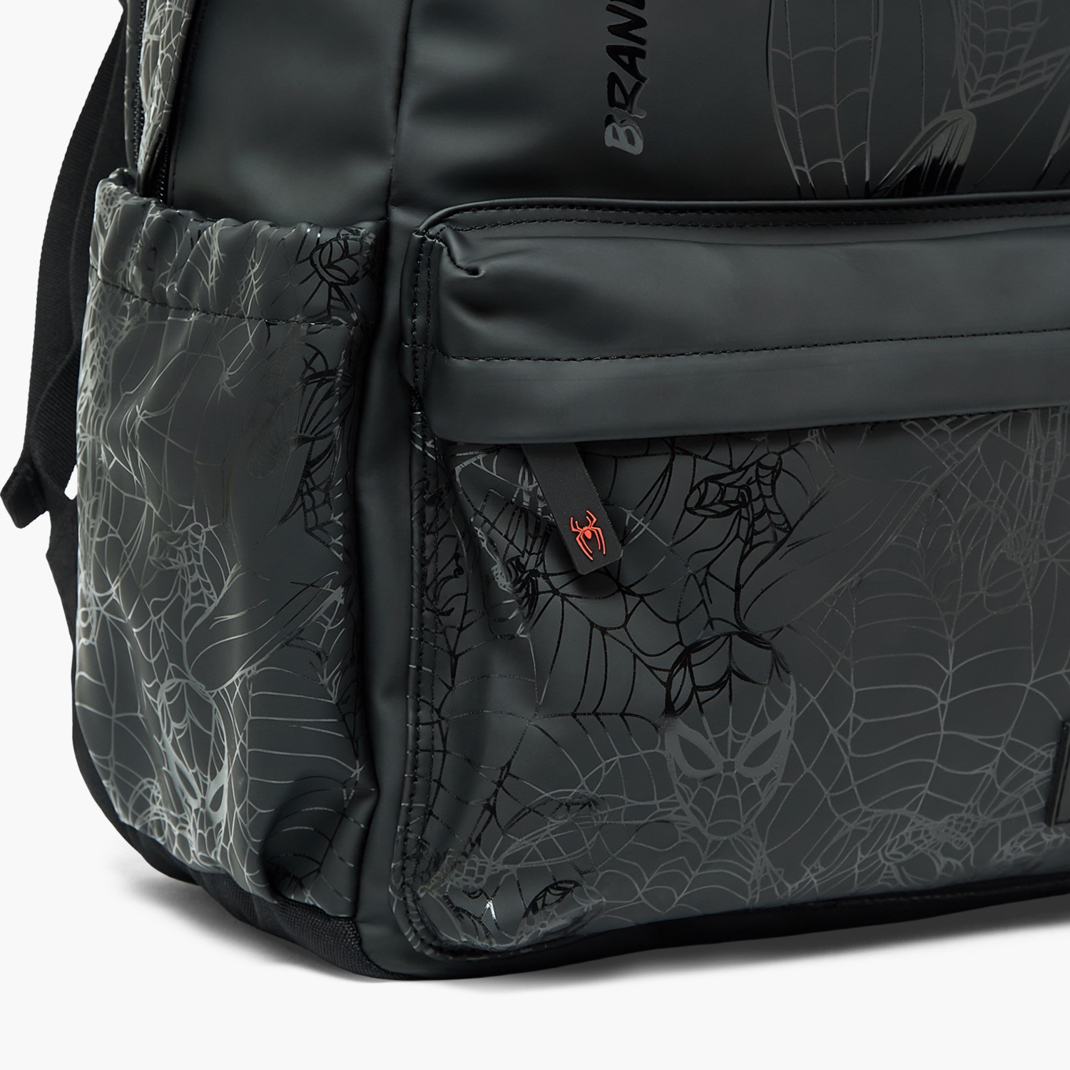 شنطة ظهر للأولاد 8-13 سنة بأحزمة مبطنة وطبعات سبايدرمان - 17 بوصة-school-bagsandbackpacks-backpacks-image-3