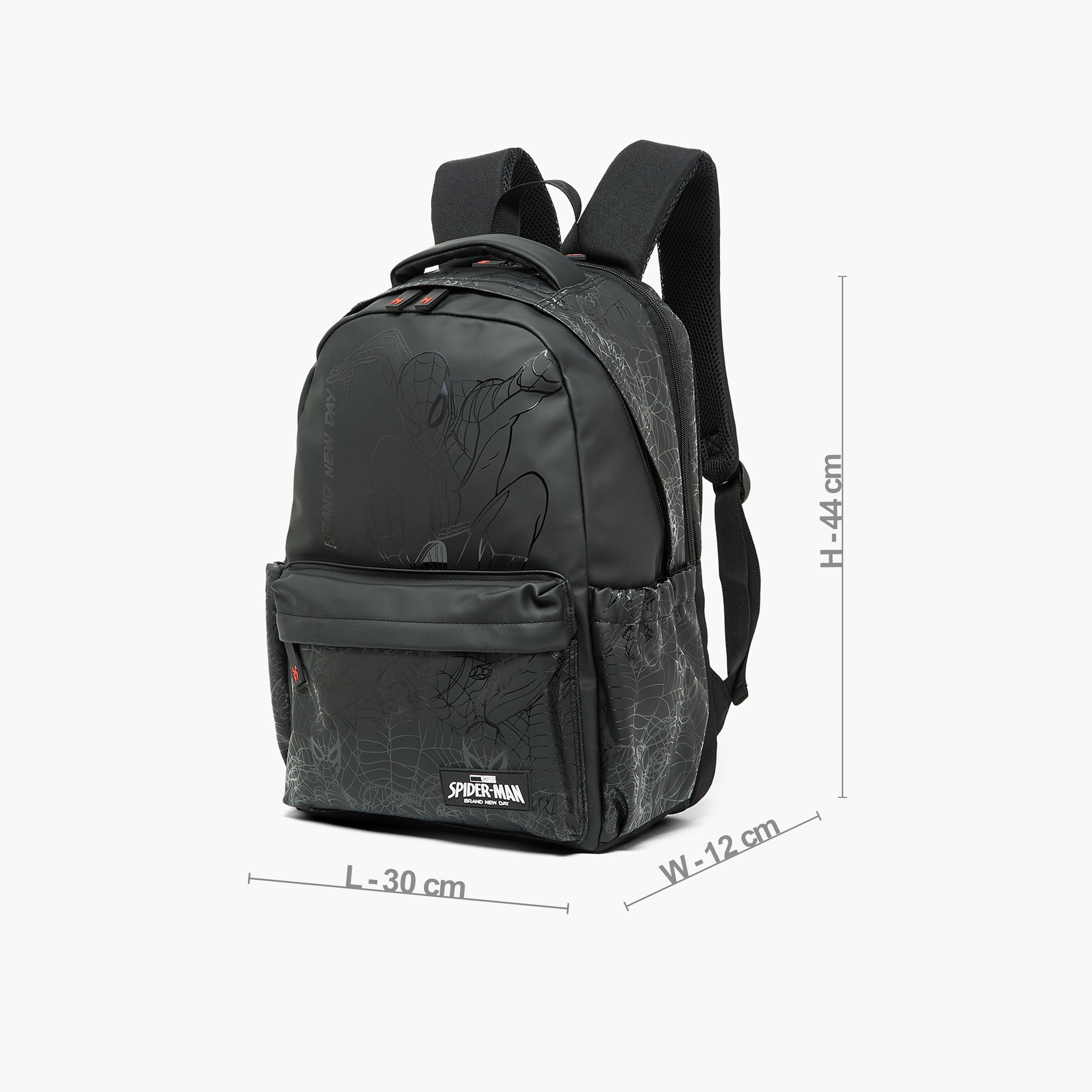 شنطة ظهر للأولاد 8-13 سنة بأحزمة مبطنة وطبعات سبايدرمان - 17 بوصة-school-bagsandbackpacks-backpacks-image-6