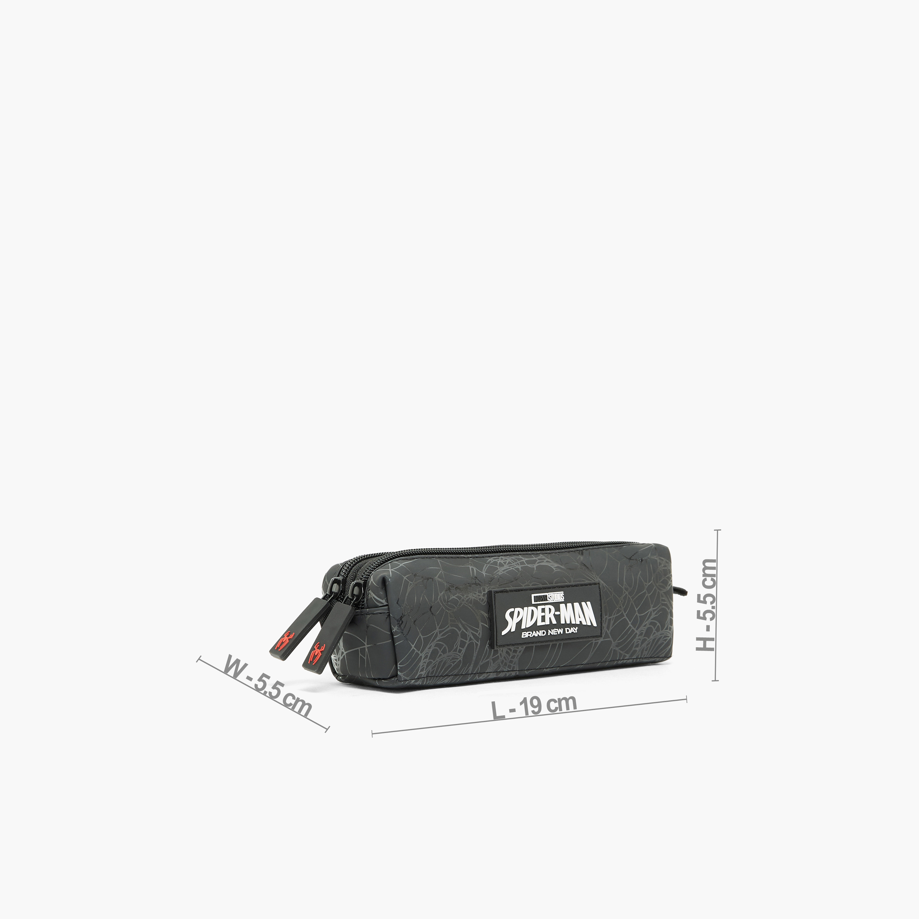 مقلمة بقسمين وطبعات سبايدر مان-school-stationery-pencilcases-image-4