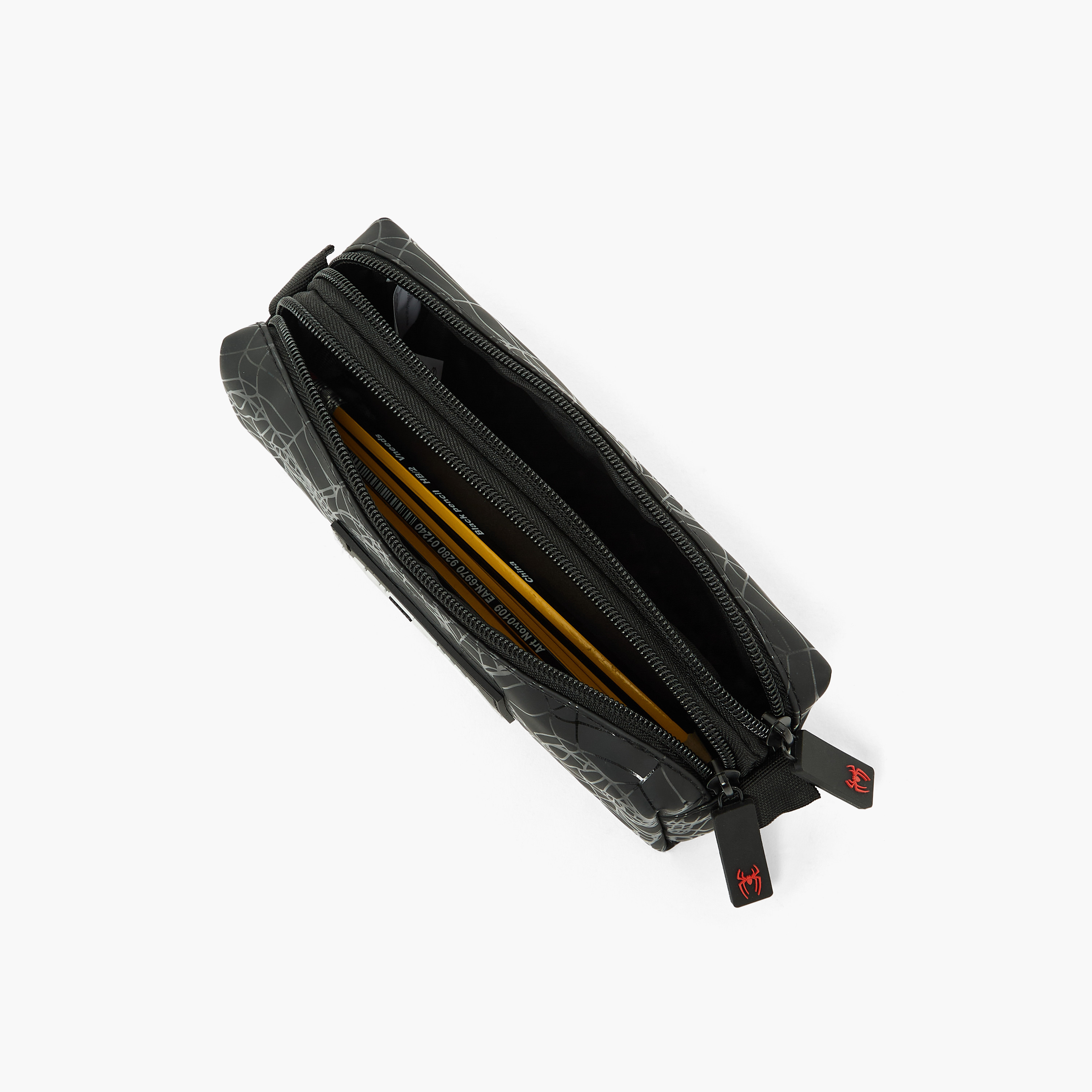 مقلمة بقسمين وطبعات سبايدر مان-school-stationery-pencilcases-image-8