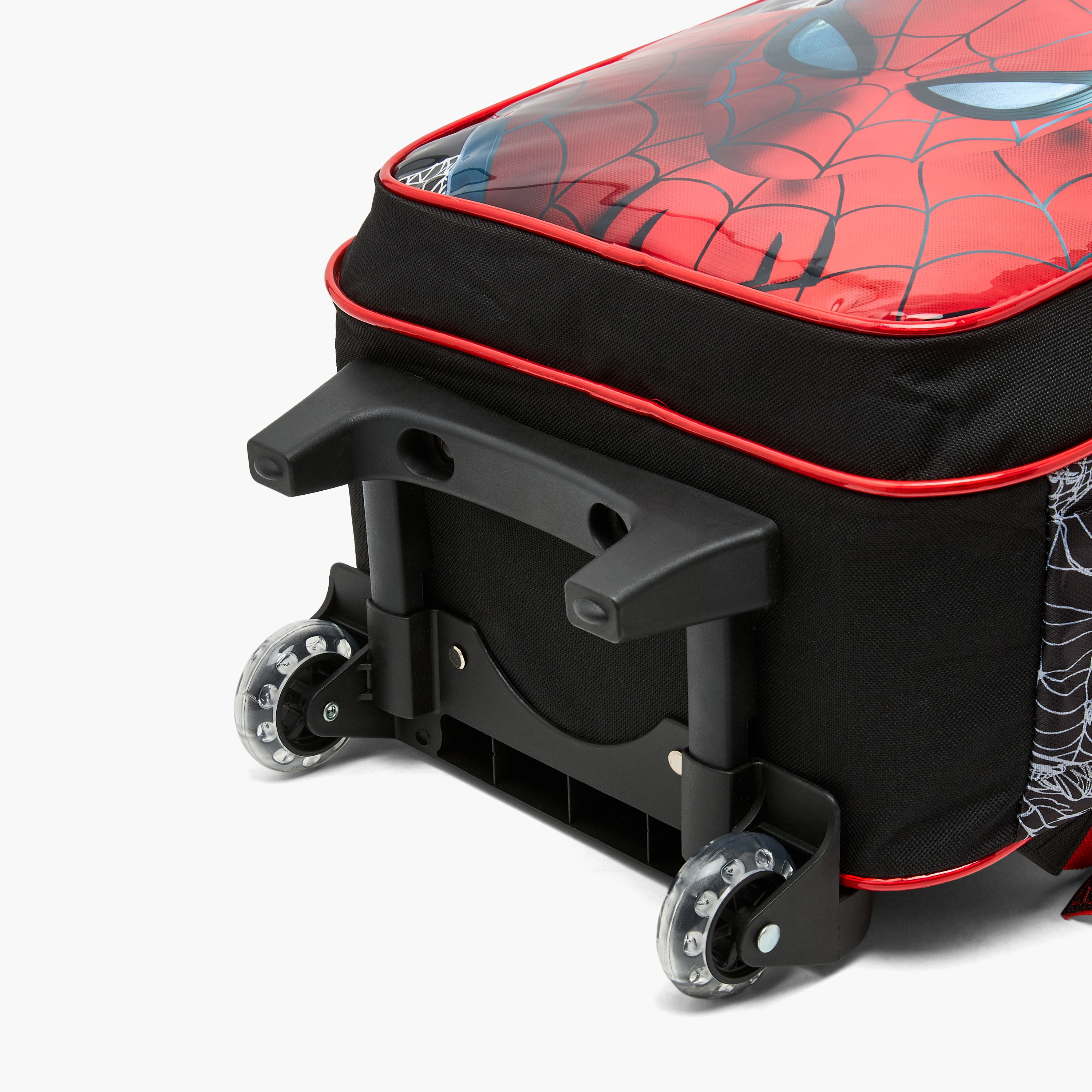 Spider-Man Print 5-Piece School Trolley Bag Set for Boys 5-8 Years with Lunch Bag - 16 inches-school-bagsandbackpacks-trolleybags-image-13