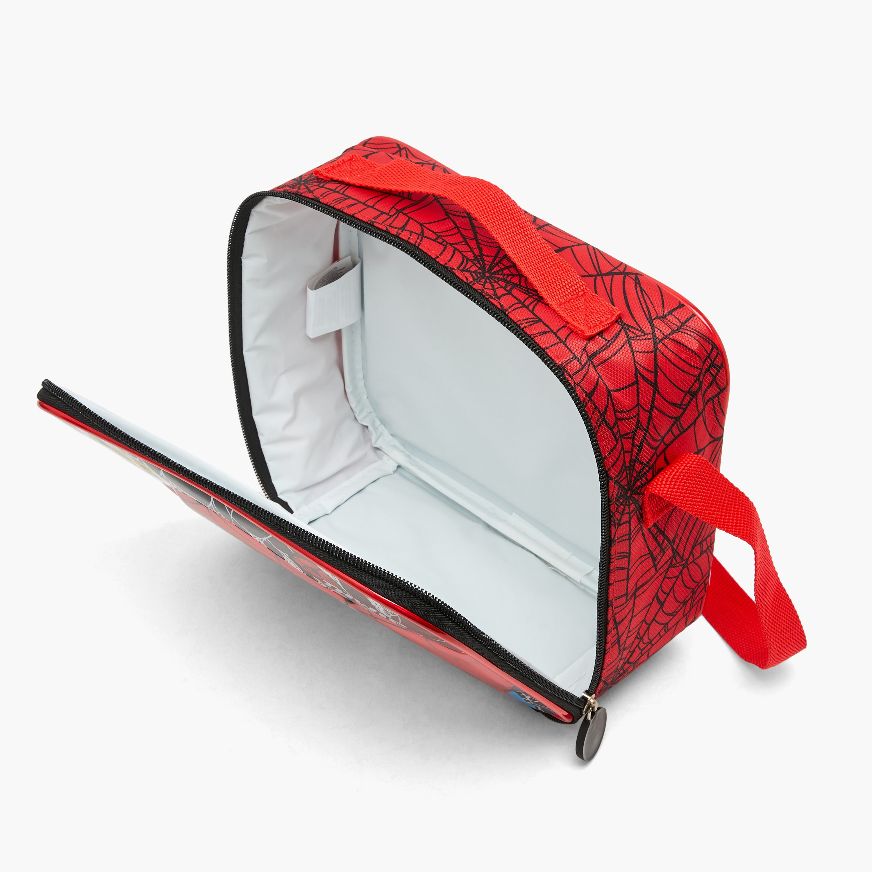 Spider-Man Print 5-Piece School Trolley Bag Set for Boys 5-8 Years with Lunch Bag - 16 inches-school-bagsandbackpacks-trolleybags-image-16