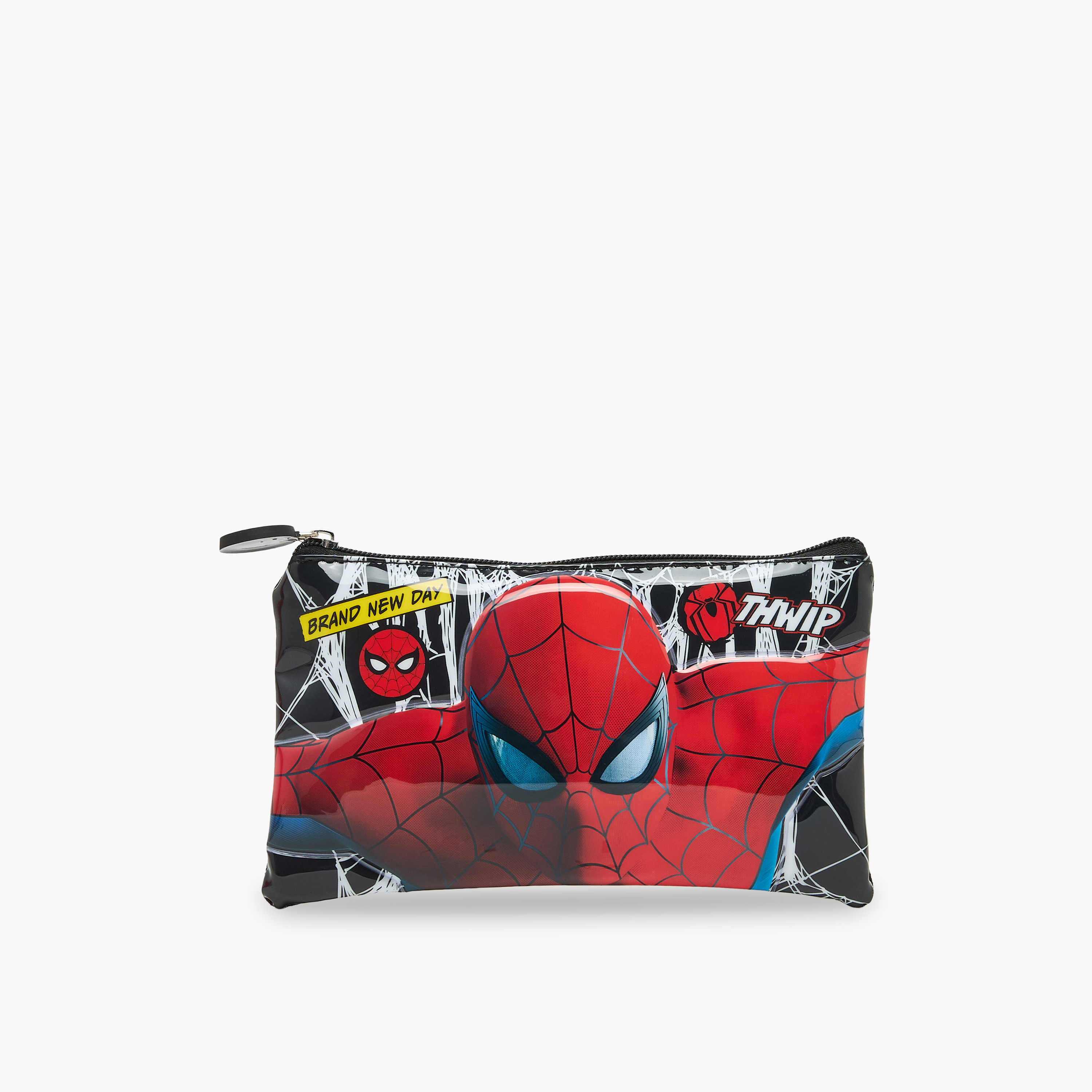 Spider-Man Print 5-Piece School Trolley Bag Set for Boys 5-8 Years with Lunch Bag - 16 inches-school-bagsandbackpacks-trolleybags-image-18