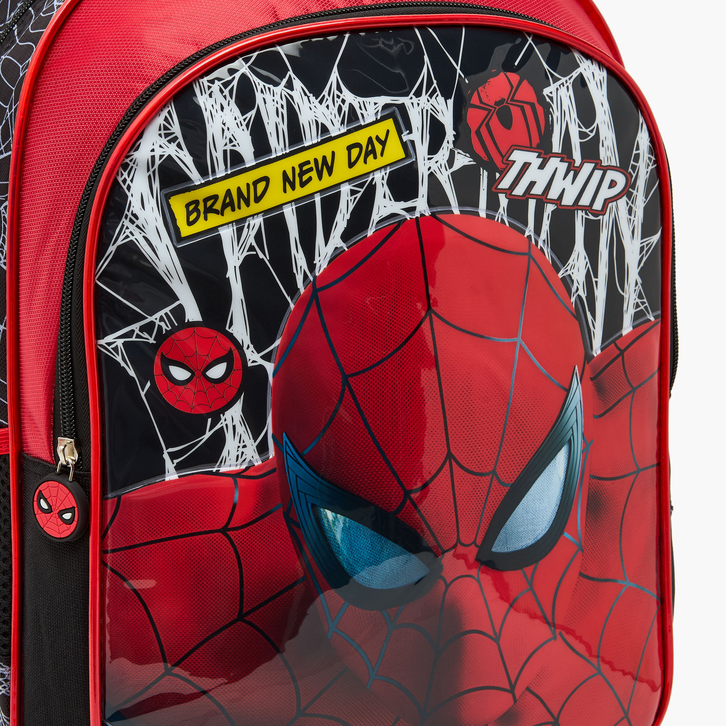 Spider-Man Print 5-Piece School Trolley Bag Set for Boys 5-8 Years with Lunch Bag - 16 inches-school-bagsandbackpacks-trolleybags-image-7