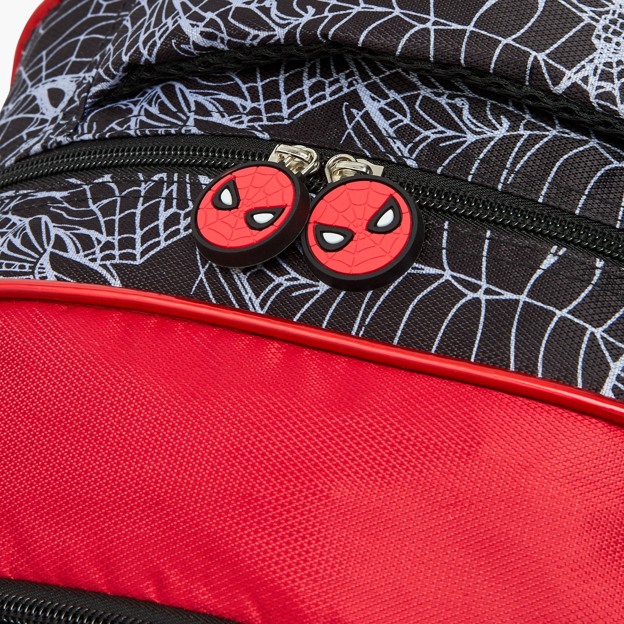 Spider-Man Print 5-Piece School Trolley Bag Set for Boys 5-8 Years with Lunch Bag - 16 inches-school-bagsandbackpacks-trolleybags-image-8