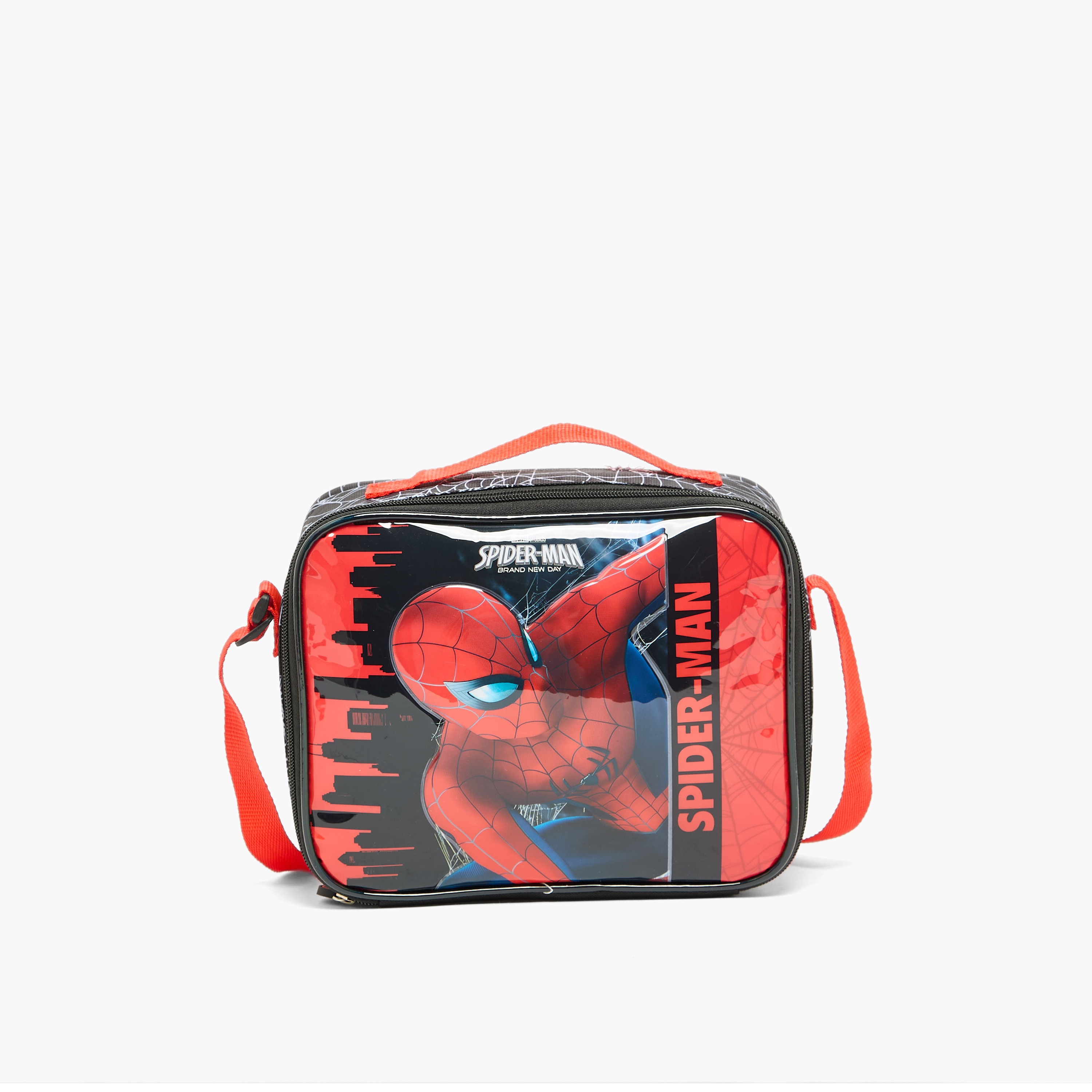 طقم شنطة ظهر مدرسية وقارورة ومقلمة 5 قطع بطبعات سبايدرمان للأولاد بعمر 5-8 سنوات-school-bagsandbackpacks-backpacks-image-11