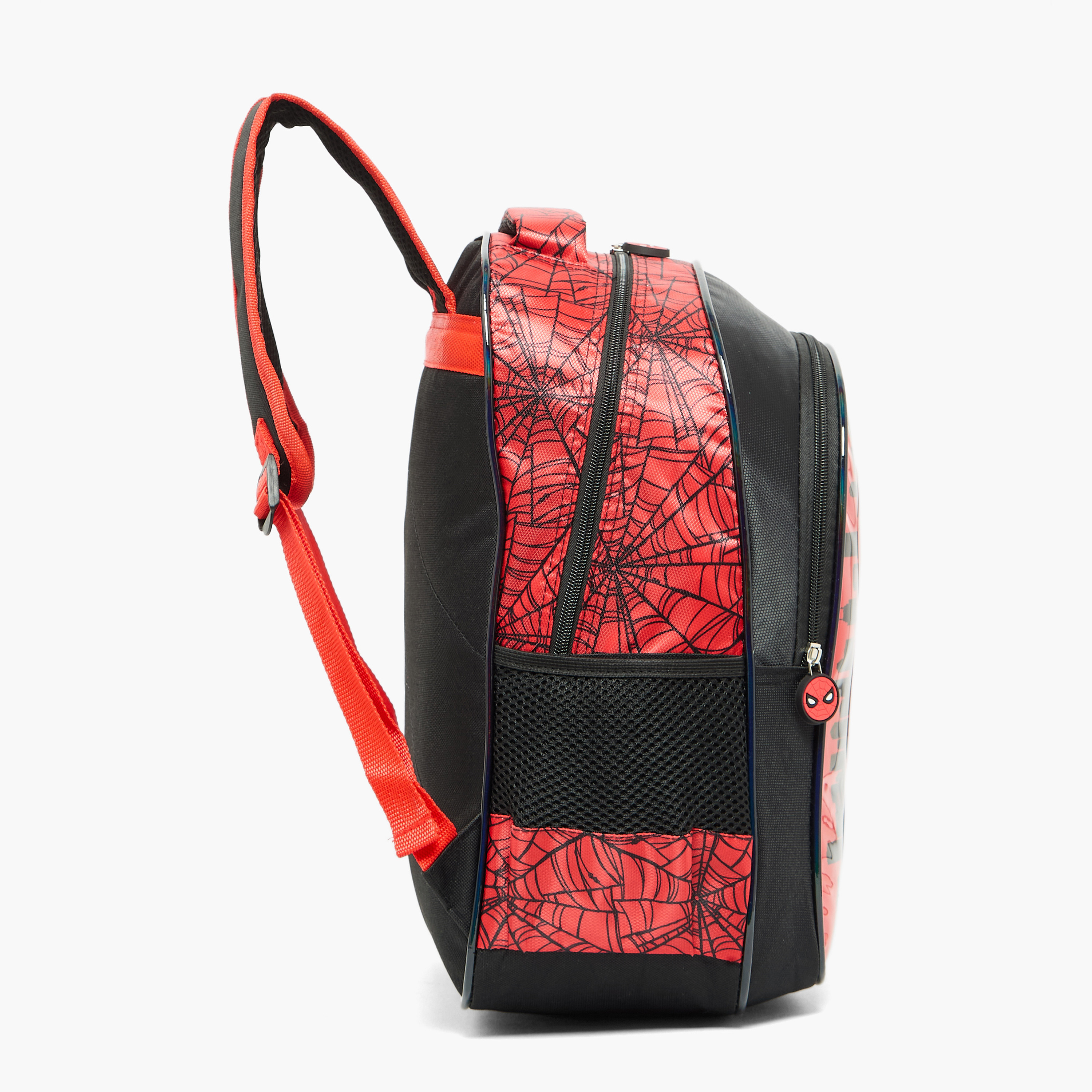 طقم شنطة ظهر مدرسية وقارورة ومقلمة 5 قطع بطبعات سبايدرمان للأولاد بعمر 5-8 سنوات-school-bagsandbackpacks-backpacks-image-9