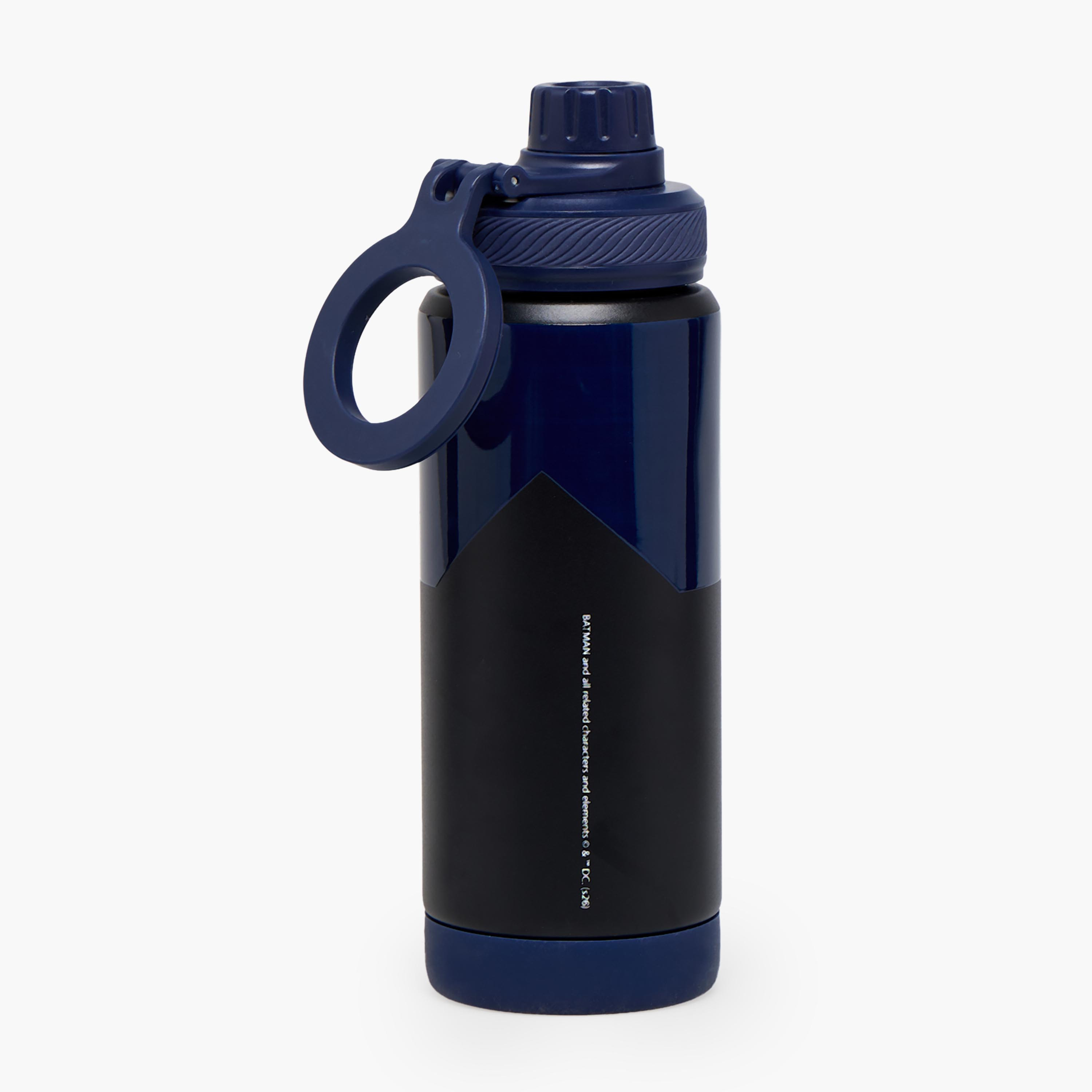 Batman Print Stainless Steel Water Bottle with Spout and Handle-school-waterbottles-image-7