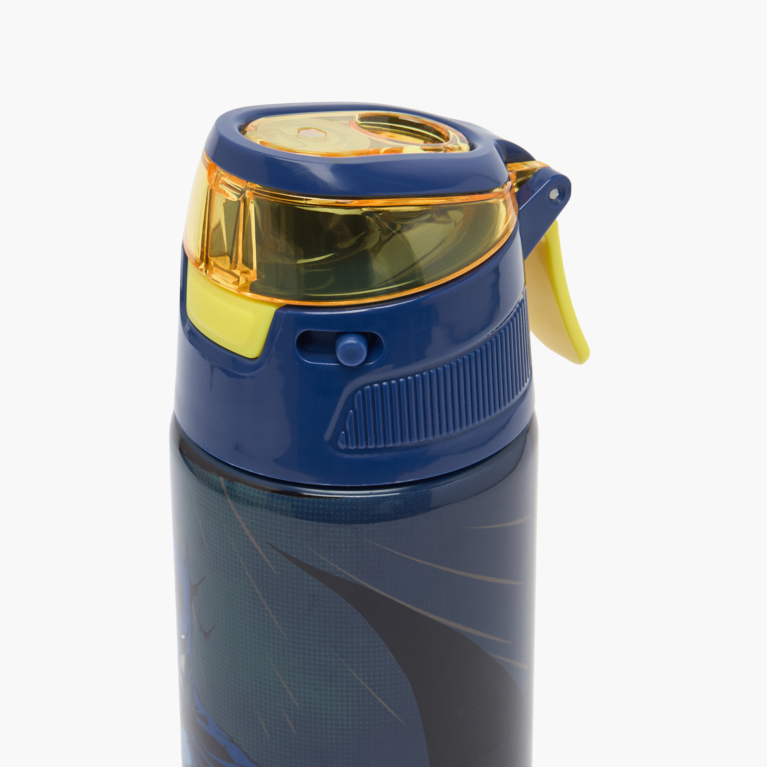 Batman Print Stainless Steel Water Bottle with Spout and Handle-school-waterbottles-image-4