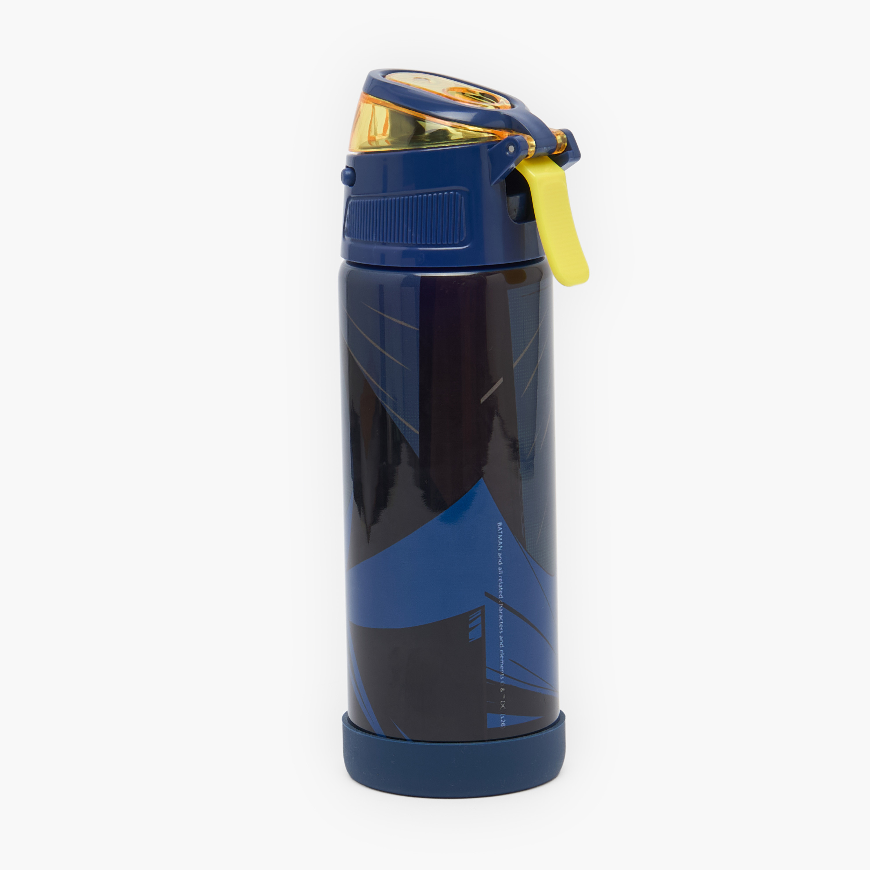 Batman Print Stainless Steel Water Bottle with Spout and Handle-school-waterbottles-image-8