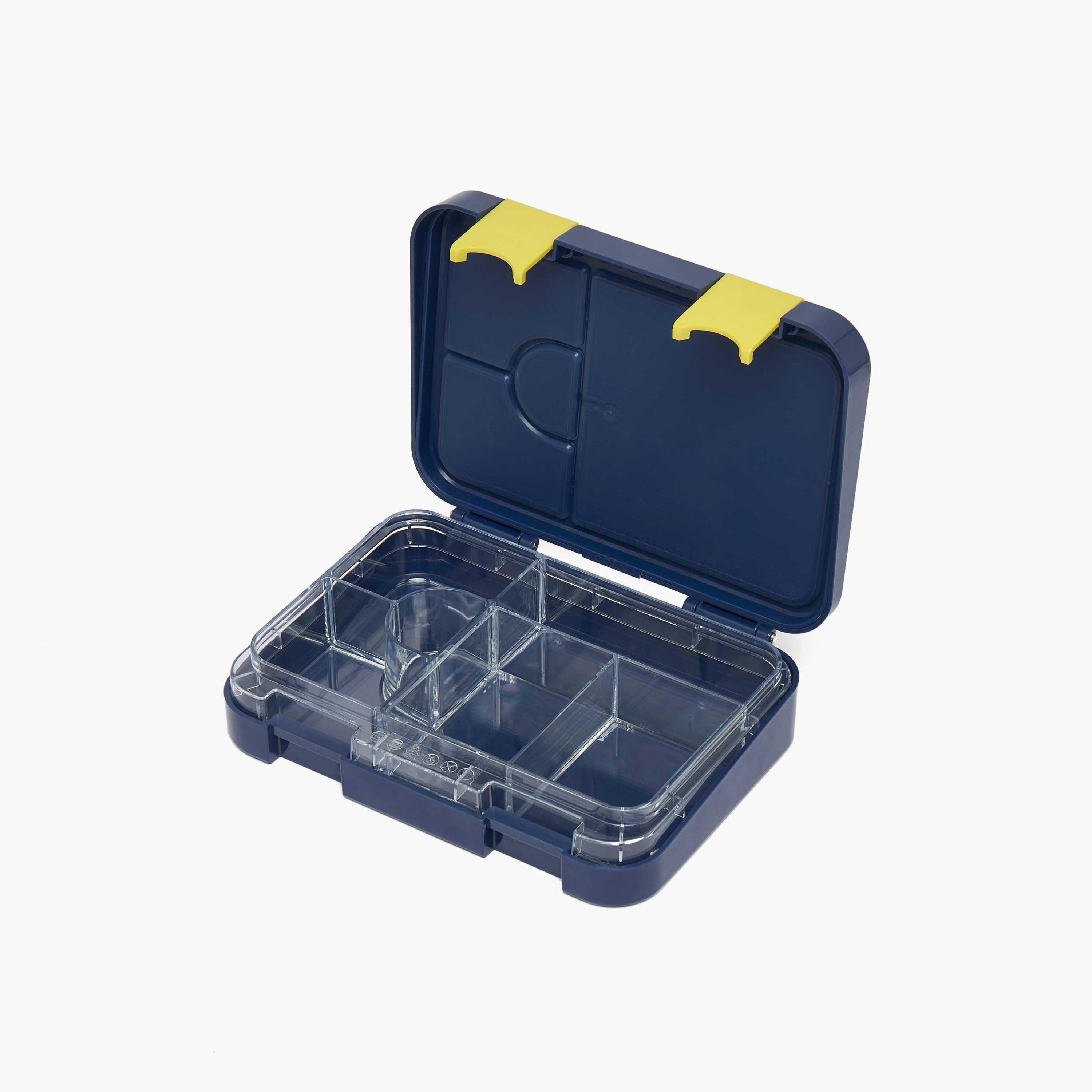 صندوق غداء بينتو بطبعات باتمان وبغطاء مزود بمشابك إغلاق للأولاد - 750 مل-school-lunchessentials-lunchboxes-image-6
