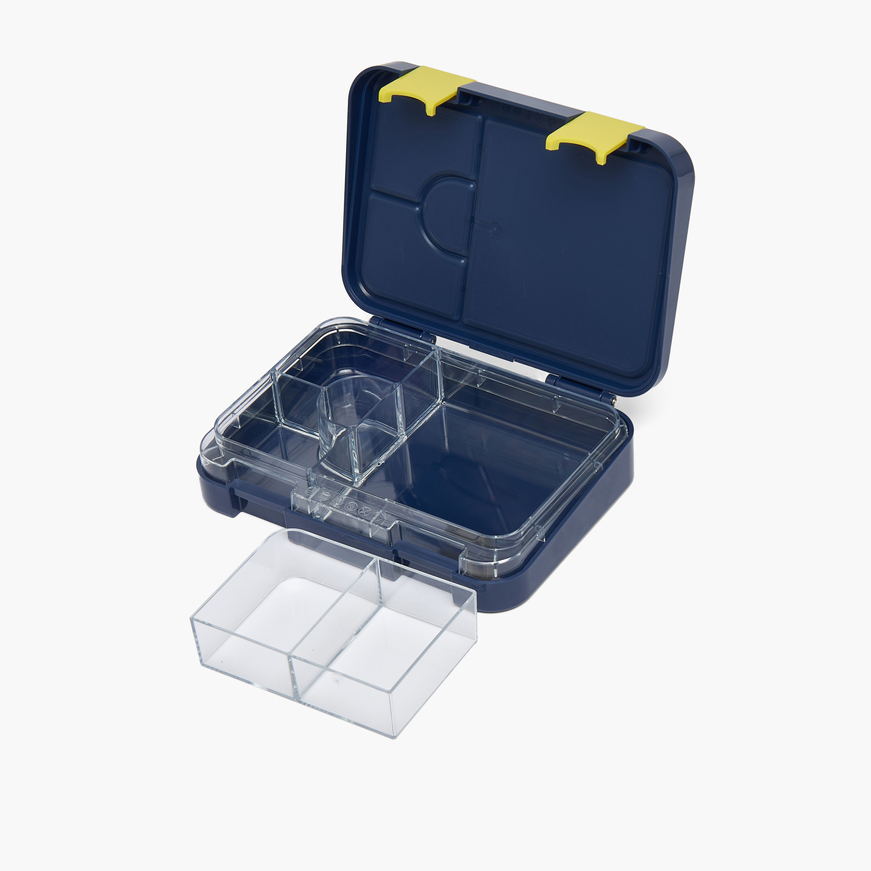صندوق غداء بينتو بطبعات باتمان وبغطاء مزود بمشابك إغلاق للأولاد - 750 مل-school-lunchessentials-lunchboxes-image-7