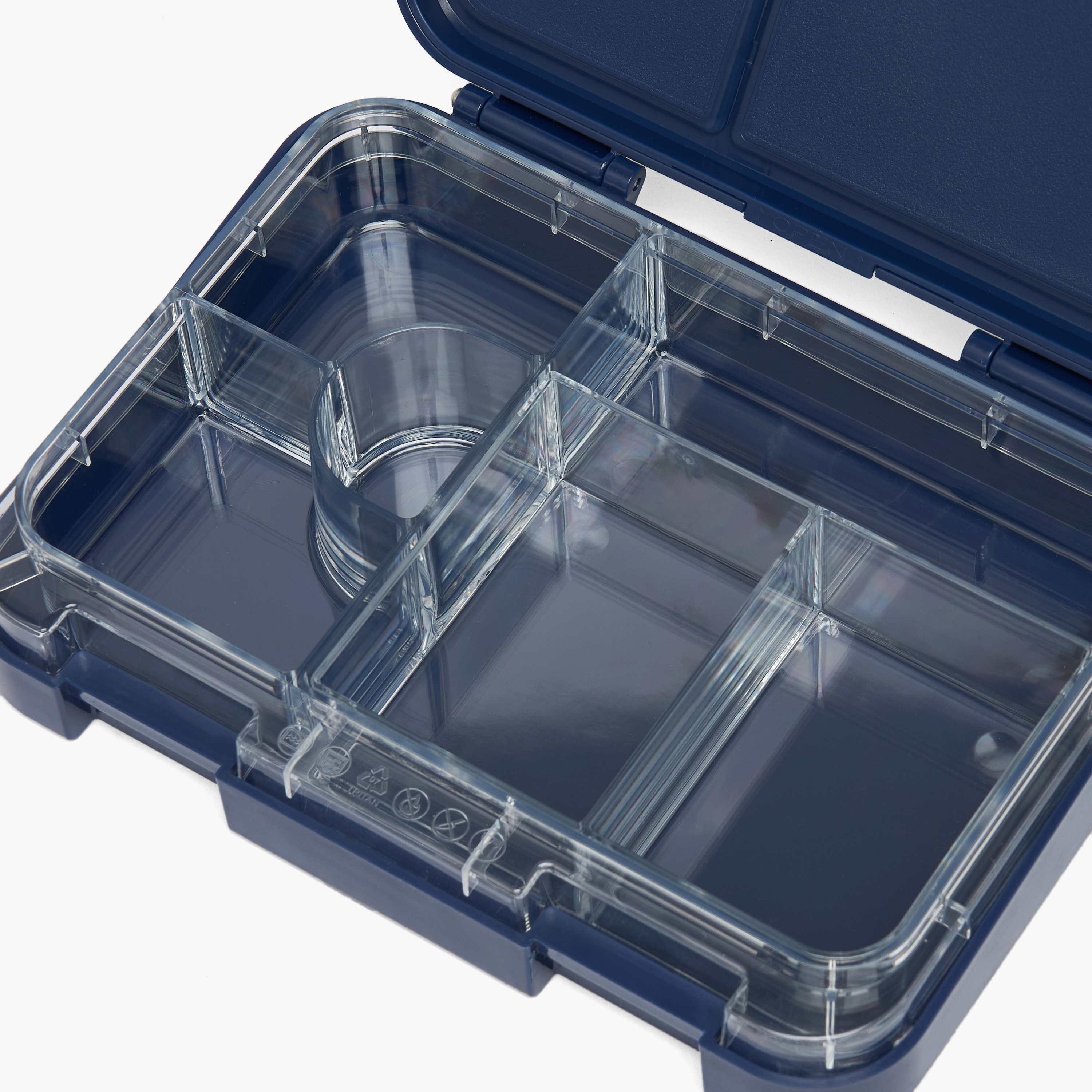 صندوق غداء بينتو بطبعات باتمان وبغطاء مزود بمشابك إغلاق للأولاد - 750 مل-school-lunchessentials-lunchboxes-image-8