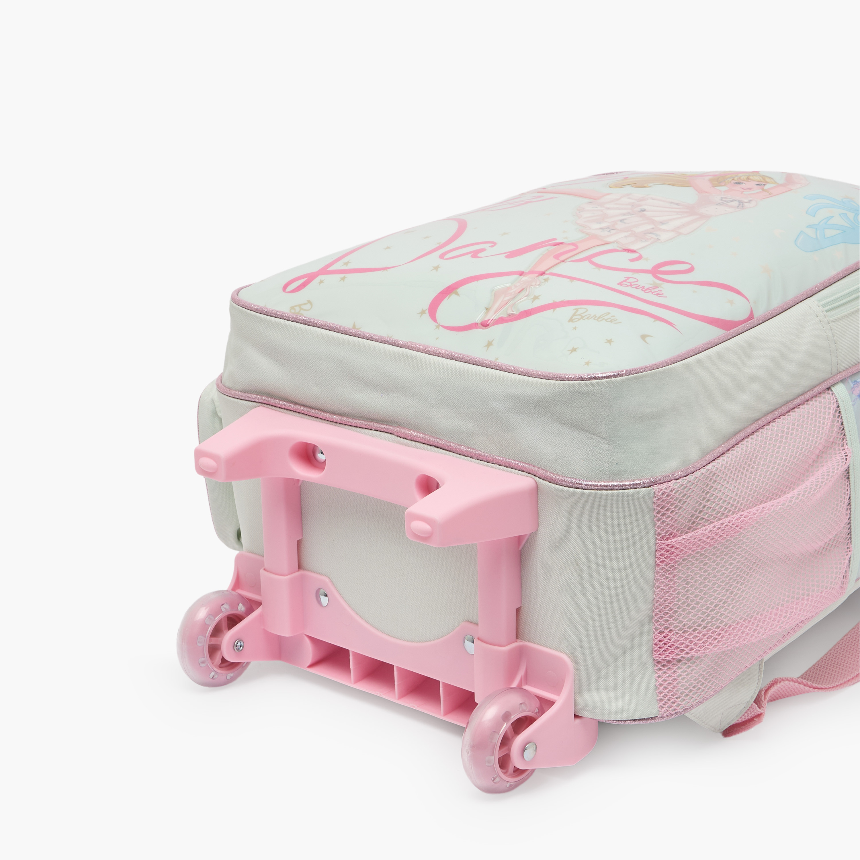 طقم شنطة ترولي مدرسية 3 قطع للبنات 5-8 سنوات مع شنطة غداء من باربي - 16 بوصة-school-bagsandbackpacks-trolleybags-image-13