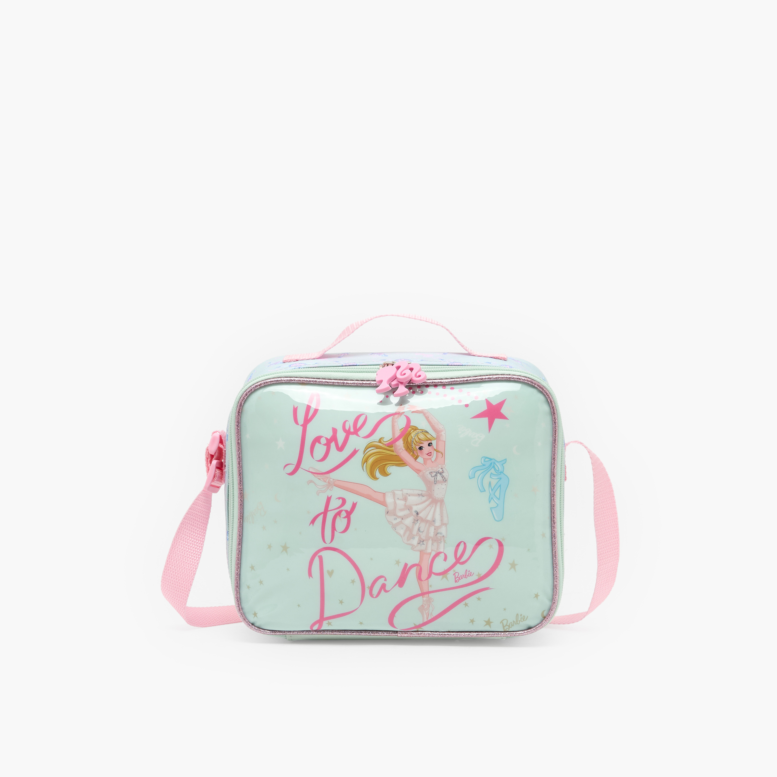 طقم شنطة ترولي مدرسية 3 قطع للبنات 5-8 سنوات مع شنطة غداء من باربي - 16 بوصة-school-bagsandbackpacks-trolleybags-image-14