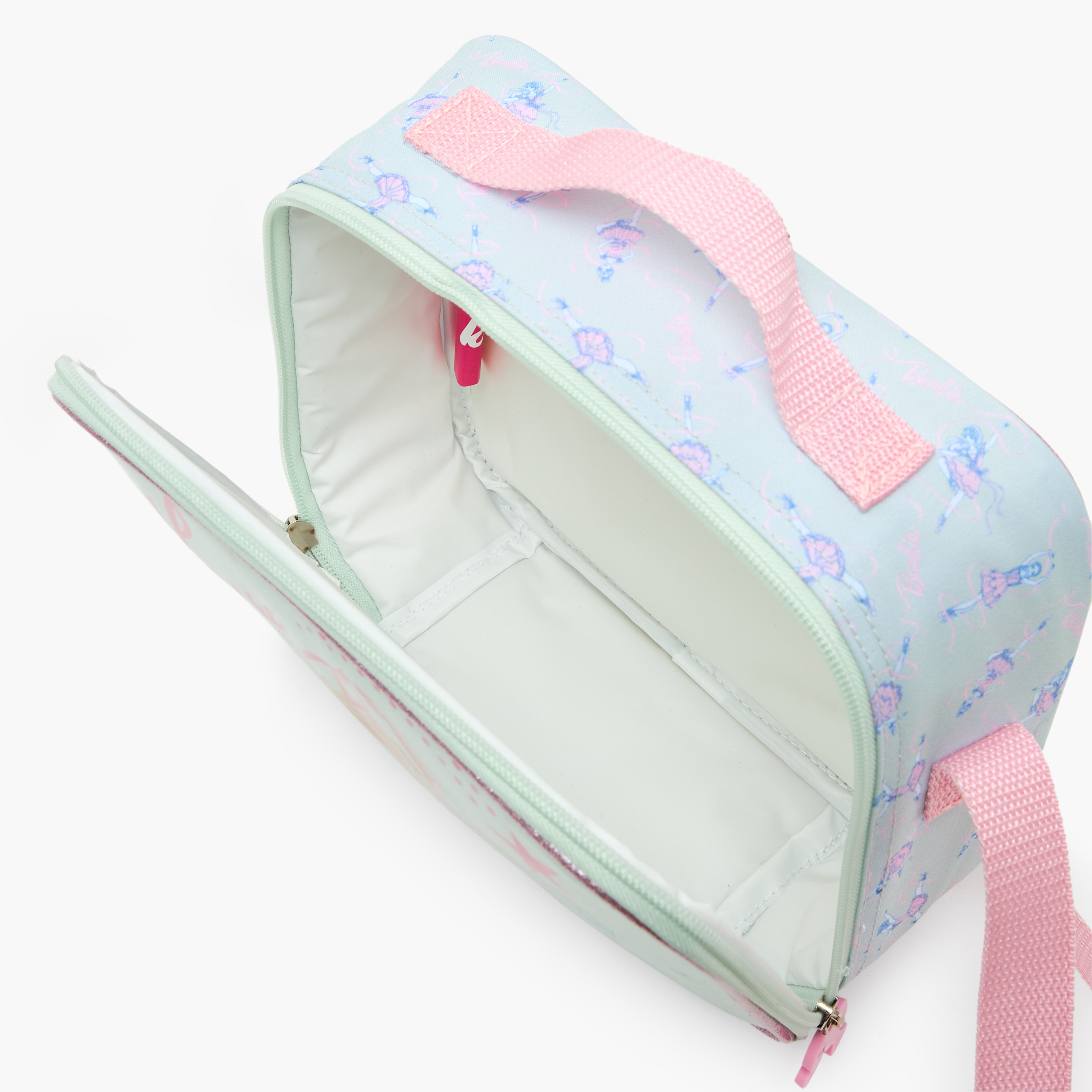 طقم شنطة ترولي مدرسية 3 قطع للبنات 5-8 سنوات مع شنطة غداء من باربي - 16 بوصة-school-bagsandbackpacks-trolleybags-image-16
