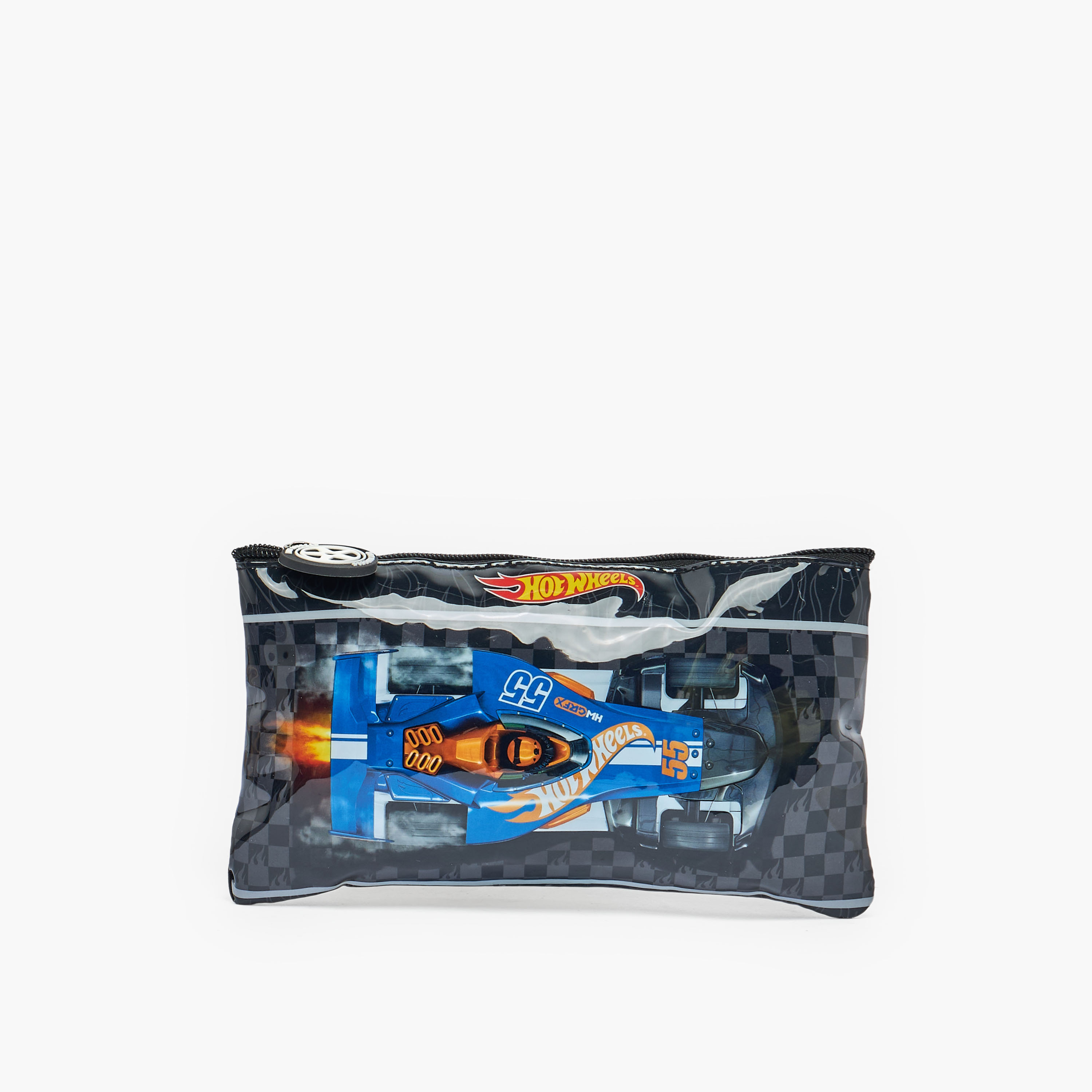 Hot Wheels 3-Piece School Trolley Bag Set for Boys 5-8 Years with Lunch Bag - 16 inches-school-bagsandbackpacks-trolleybags-image-14
