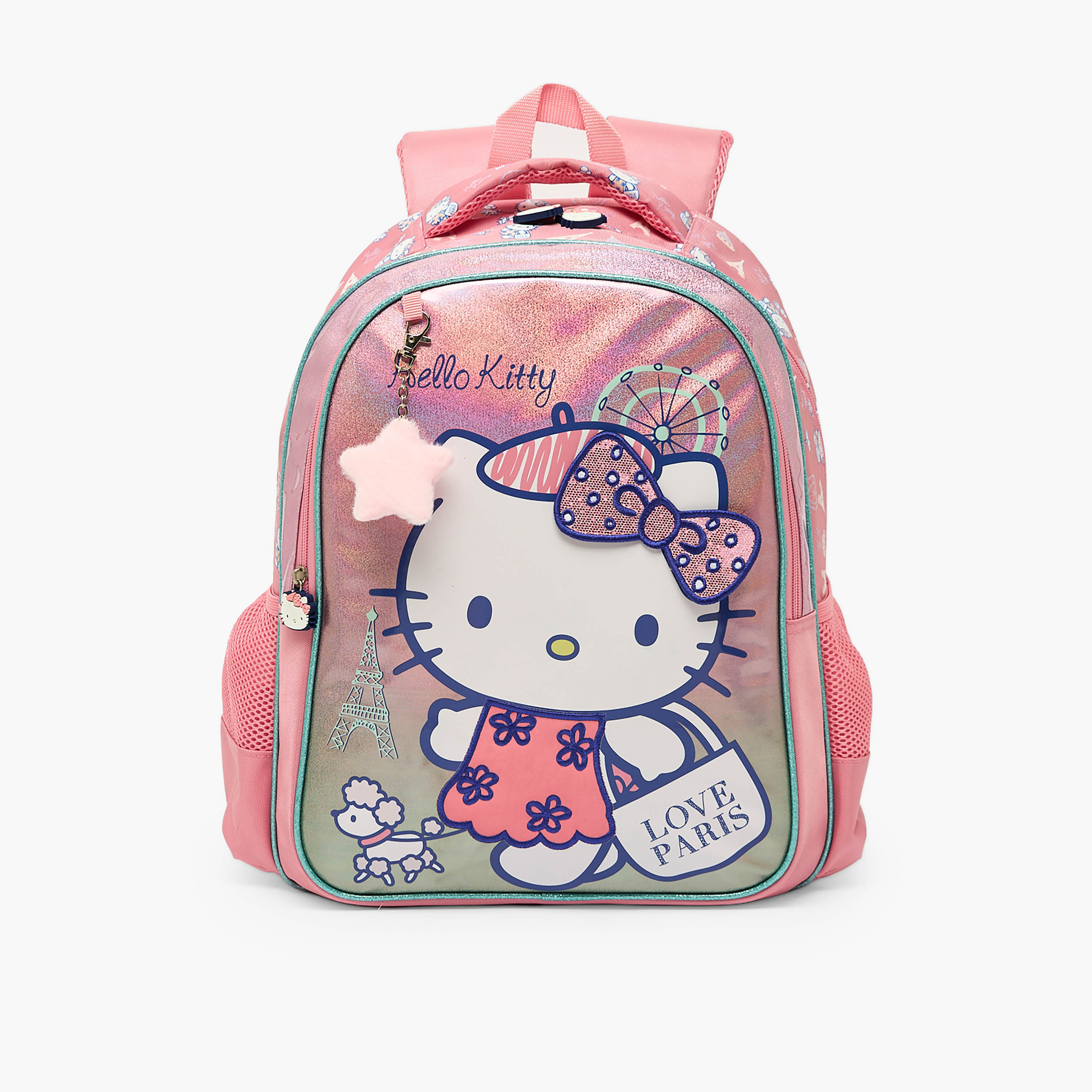 Sanrio Hello Kitty Print Backpack for Girls 5-8 Years with Adjustable Shoulder Straps - 16 inches-school-bagsandbackpacks-backpacks-image-1
