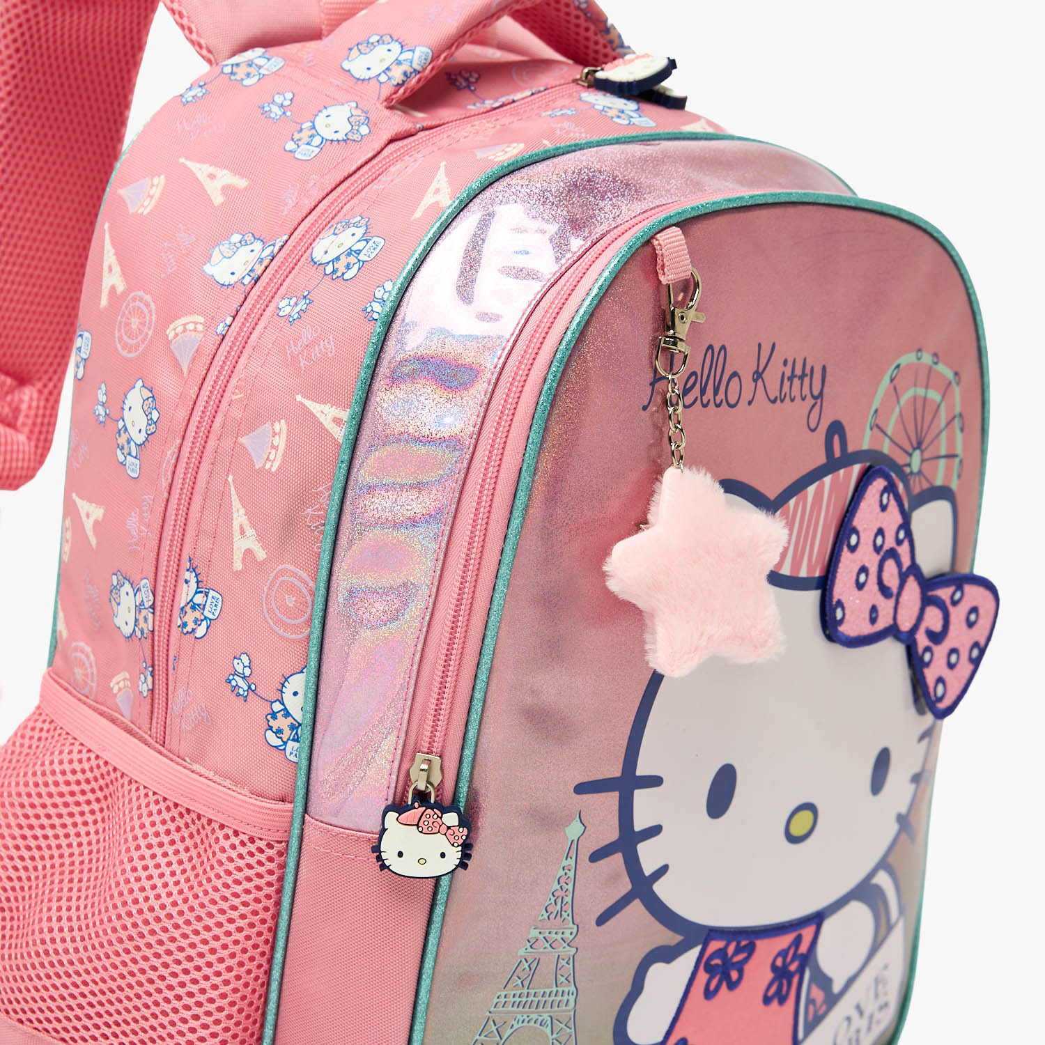 Sanrio Hello Kitty Print Backpack for Girls 5-8 Years with Adjustable Shoulder Straps - 16 inches-school-bagsandbackpacks-backpacks-image-4