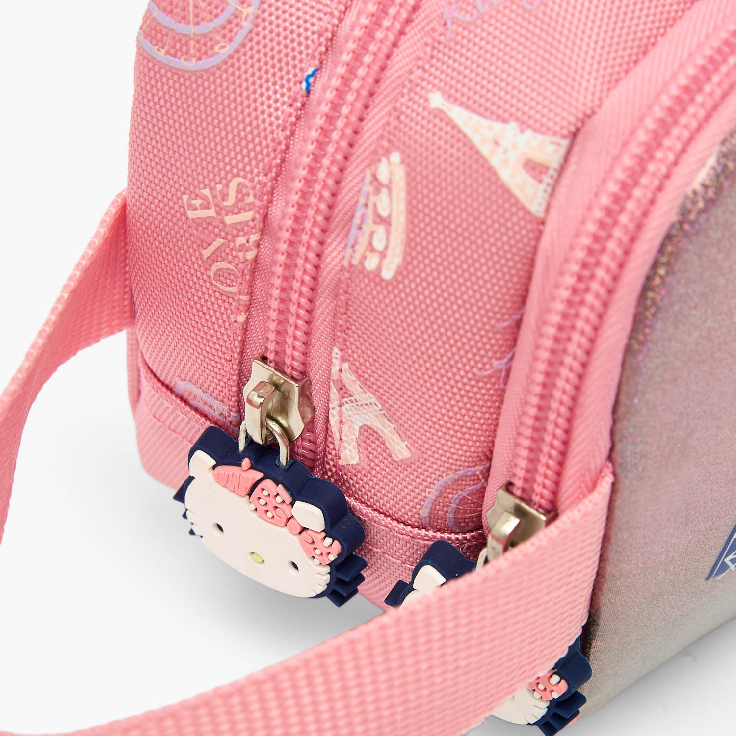 Sanrio Hello Kitty Print Pencil Pouch with 2 Compartments-school-stationery-pencilcases-image-5