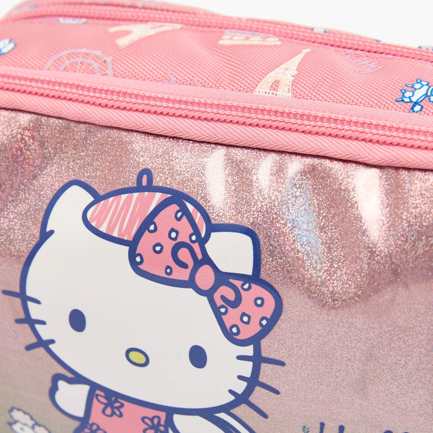 Sanrio Hello Kitty Print Pencil Pouch with 2 Compartments-school-stationery-pencilcases-image-6
