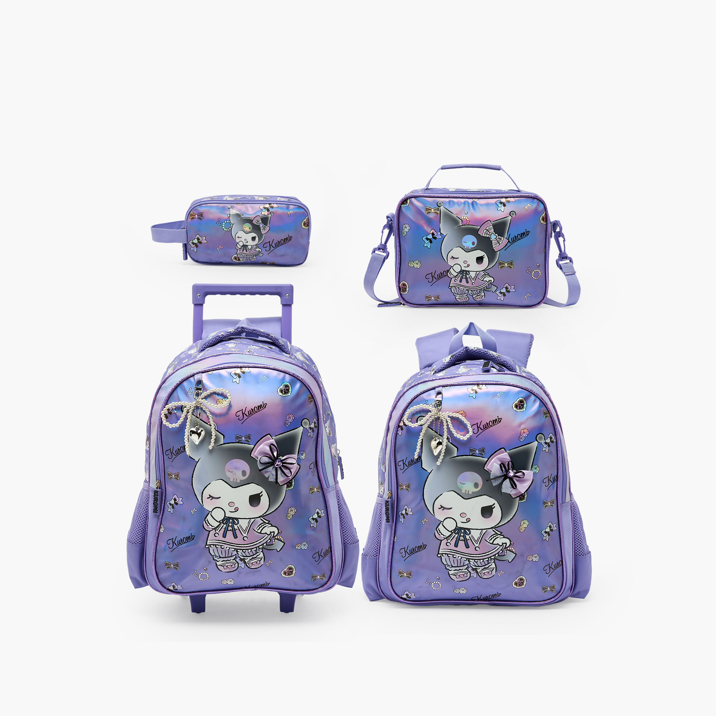 شنطة غداء عازلة بطبعات كورومي للبنات بعمر 5 إلى 8 سنوات من سانريو-school-lunchessentials-lunchbags-image-9