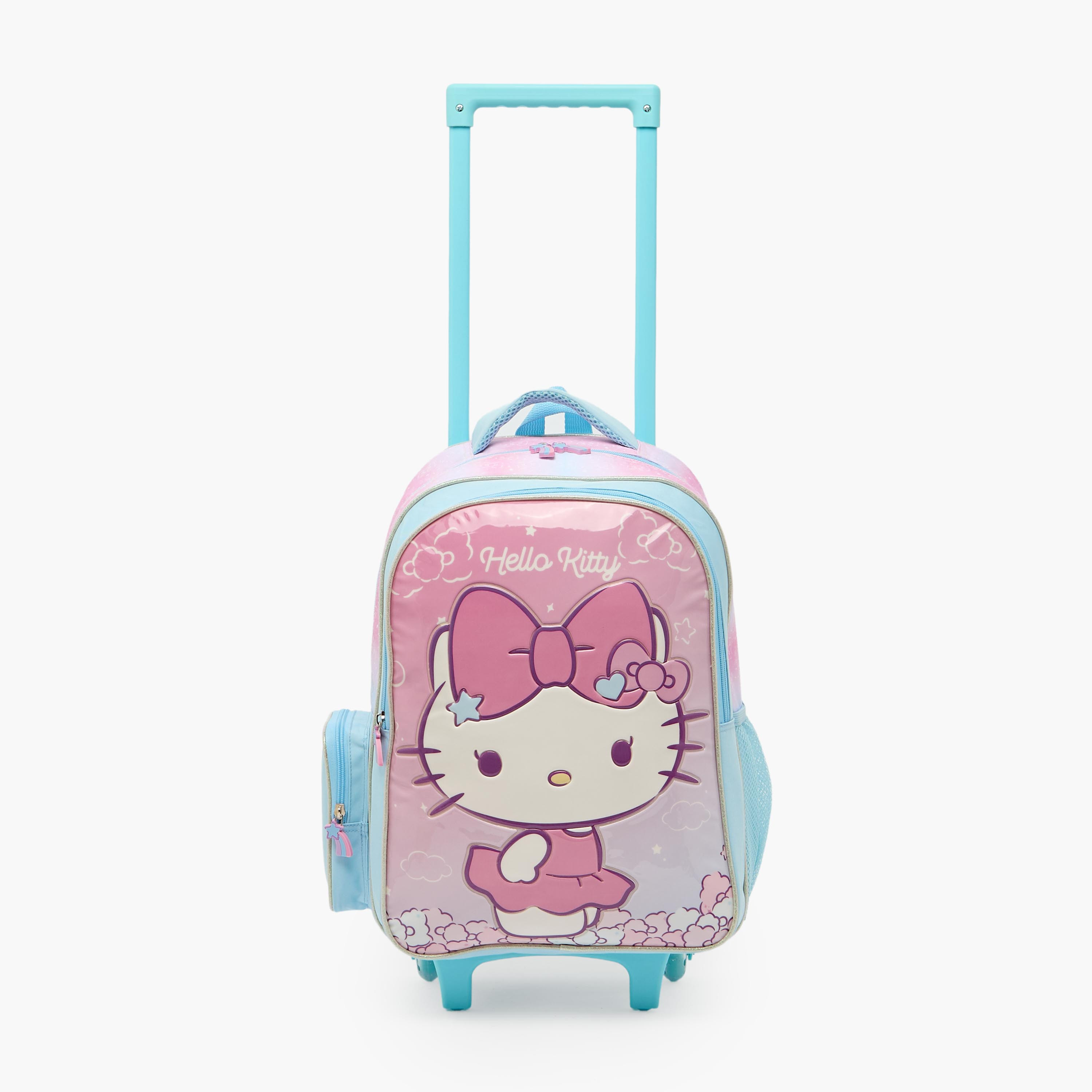 Sanrio Hello Kitty 3-Piece School Trolley Bag Set for Girls 5-8 Years with Lunch Bag - 16 inches-school-bagsandbackpacks-trolleybags-image-4