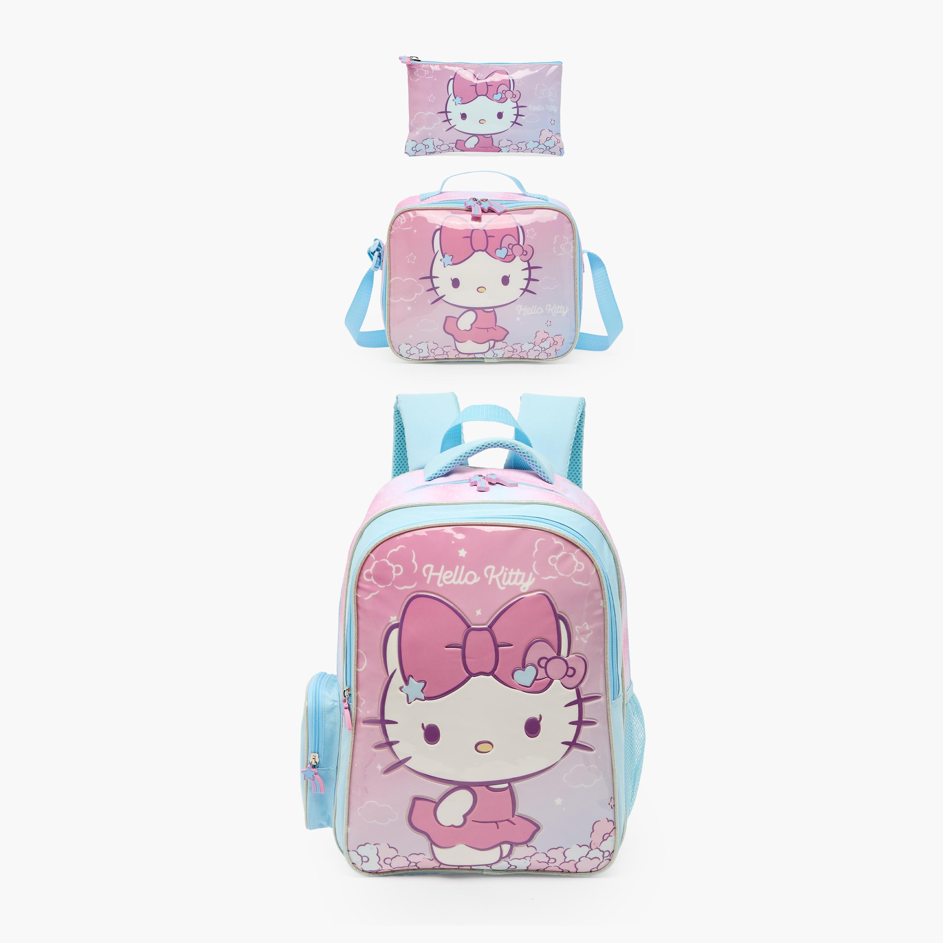 Sanrio Hello Kitty 3-Piece School Backpack Set for Girls 5-8 Years with Lunch Bag - 16 inches-school-bagsandbackpacks-backpacks-image-1