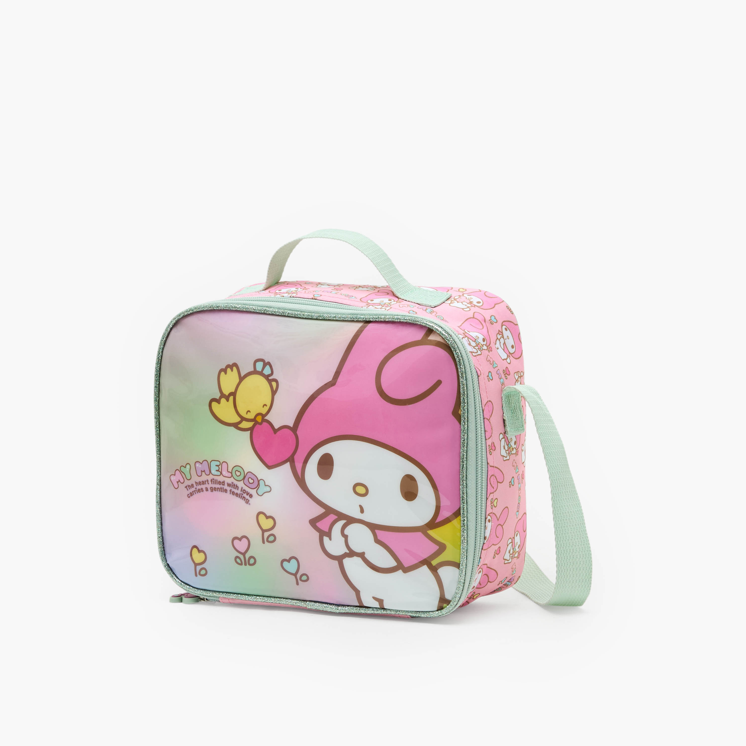 طقم شنطة ترولي بطبعة ماي ميلودي من 5-8 سنة مع شنطة غذاء للبنات - 3 قطع - 16 بوصة-school-bagsandbackpacks-trolleybags-image-14