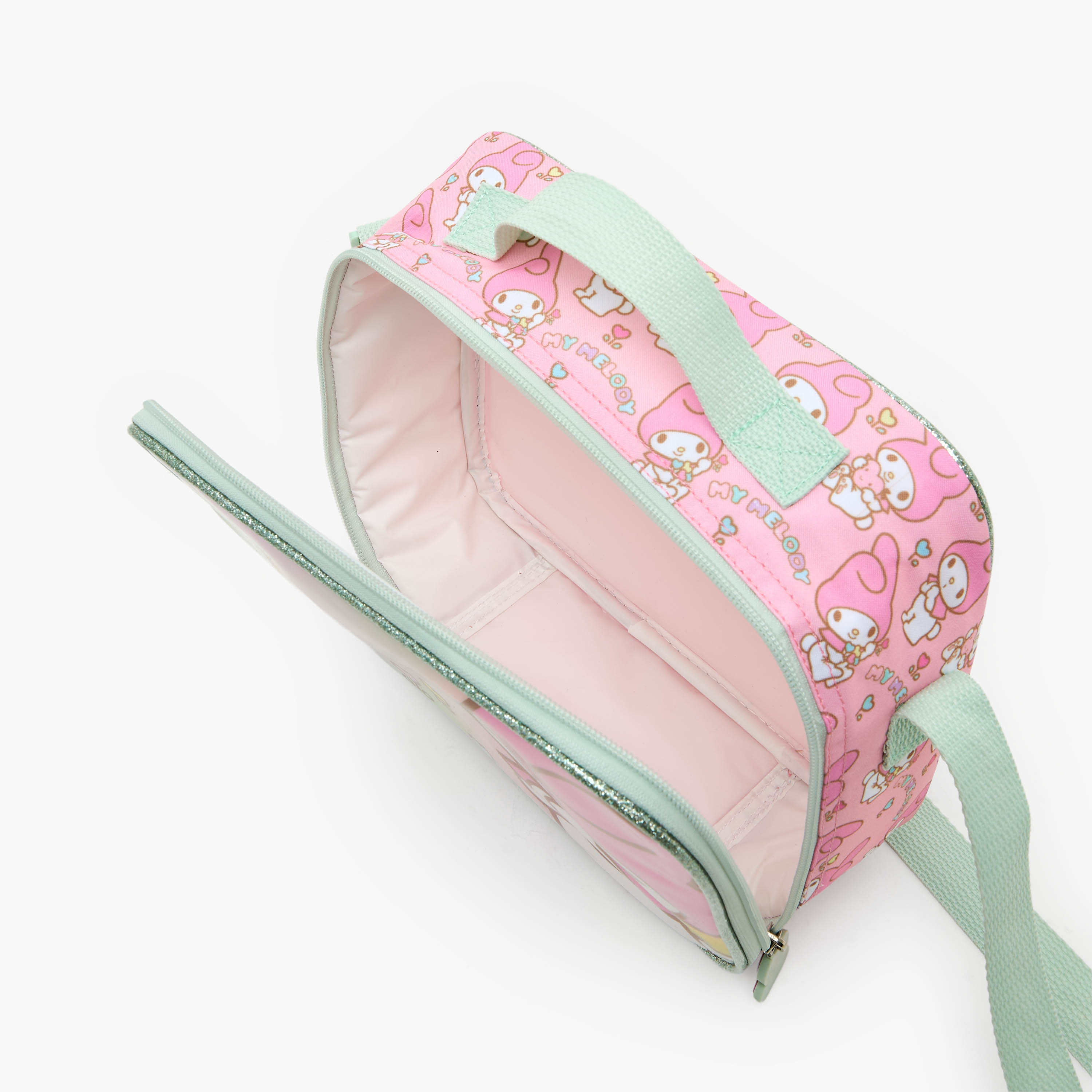 طقم شنطة ترولي بطبعة ماي ميلودي من 5-8 سنة مع شنطة غذاء للبنات - 3 قطع - 16 بوصة-school-bagsandbackpacks-trolleybags-image-15