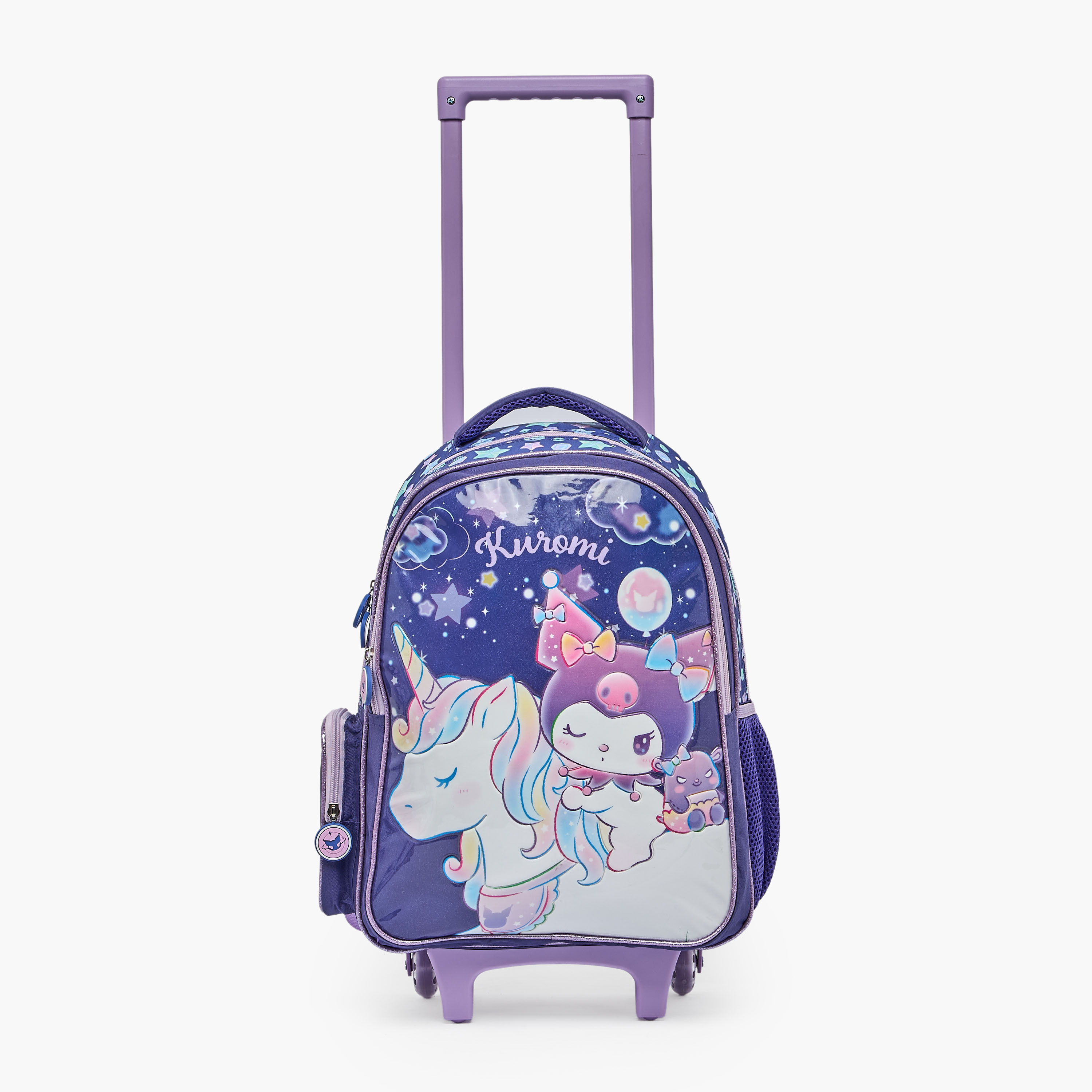 طقم شنطة ترولي مدرسية 3 قطع للبنات 5-8 سنوات مع شنطة غداء من كورومي - 16 بوصة-school-bagsandbackpacks-trolleybags-image-5