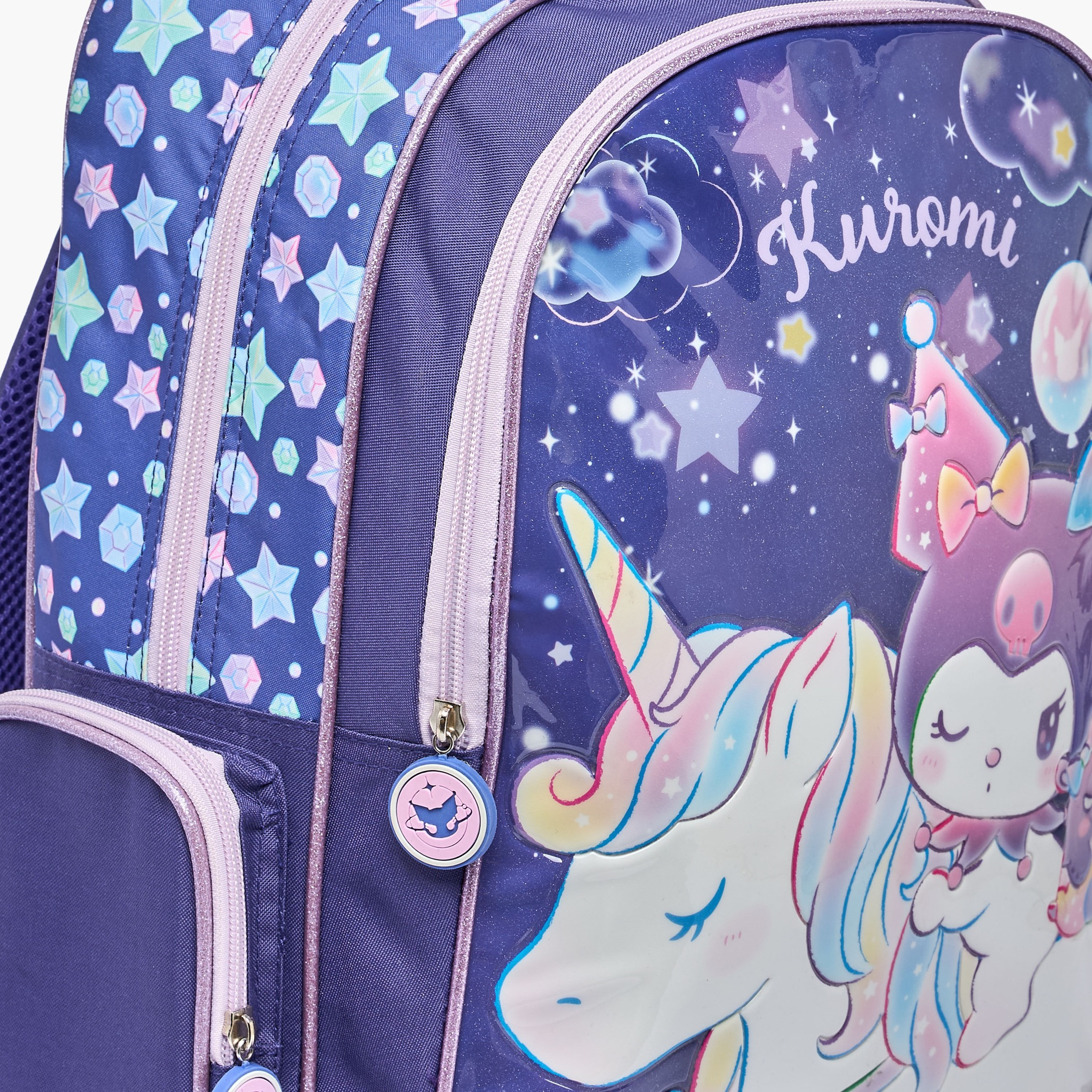 طقم شنطة ترولي مدرسية 3 قطع للبنات 5-8 سنوات مع شنطة غداء من كورومي - 16 بوصة-school-bagsandbackpacks-trolleybags-image-6