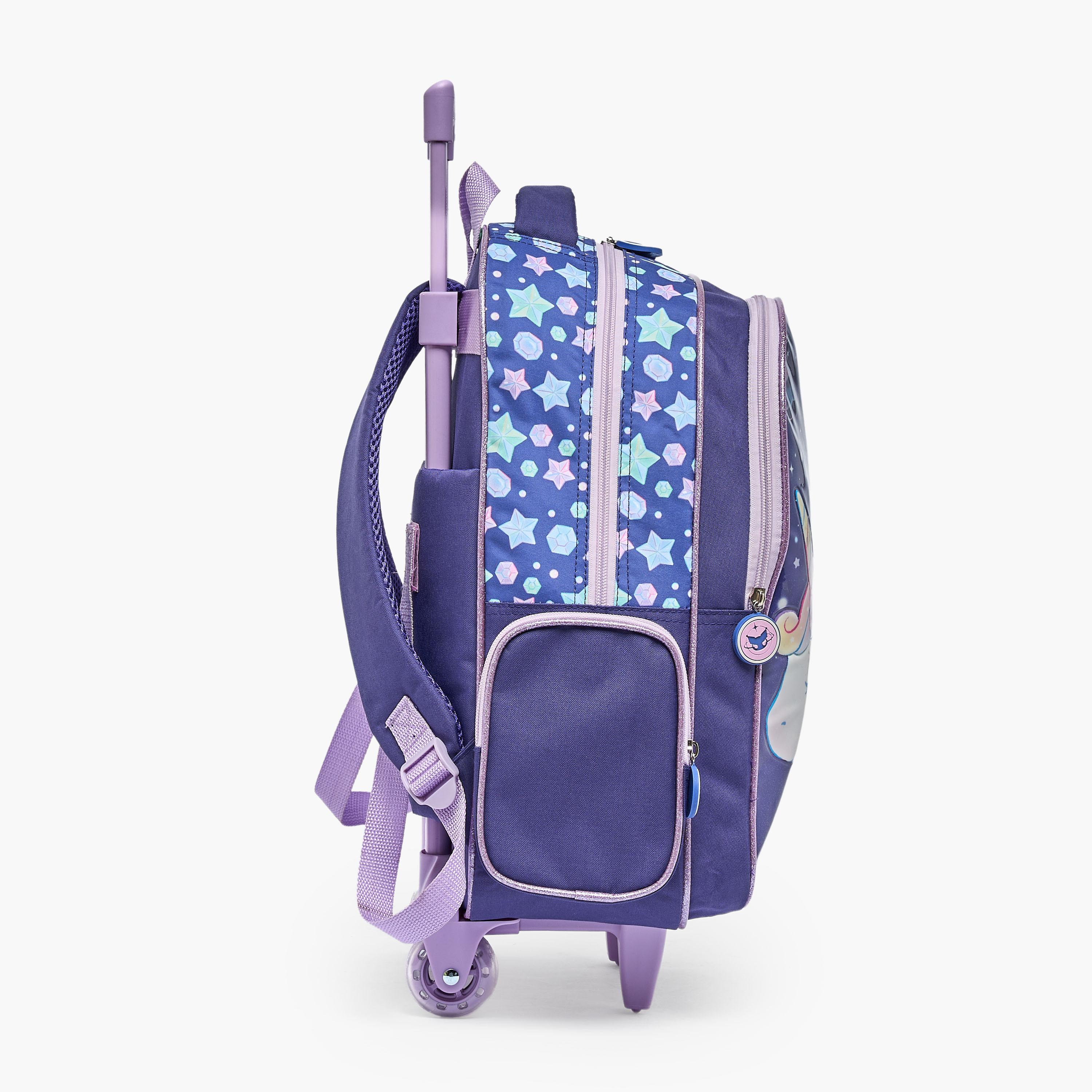 طقم شنطة ترولي مدرسية 3 قطع للبنات 5-8 سنوات مع شنطة غداء من كورومي - 16 بوصة-school-bagsandbackpacks-trolleybags-image-9