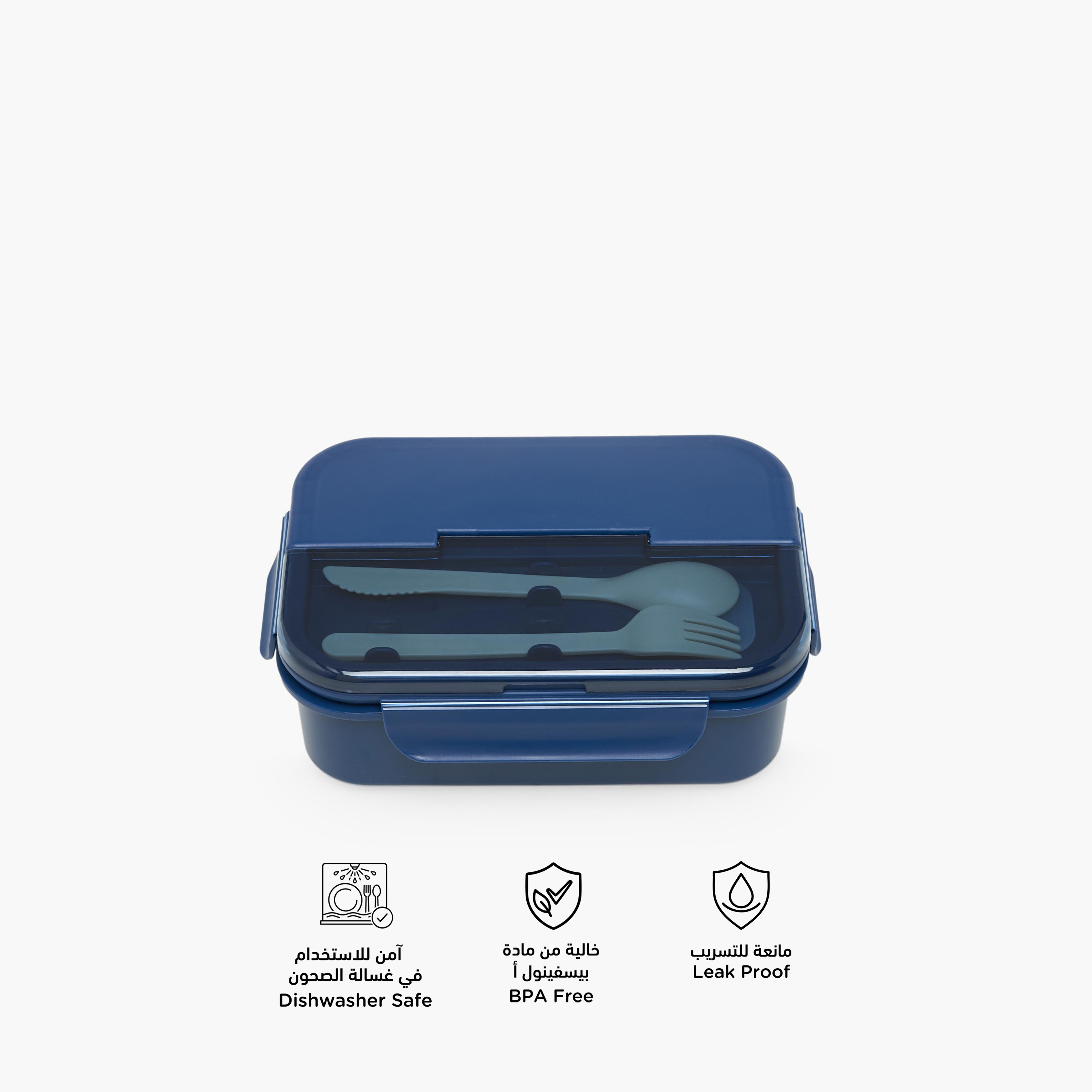 Juniors Solid Lunch Box for Girls with Cutlery-school-lunchessentials-lunchboxes-image-2