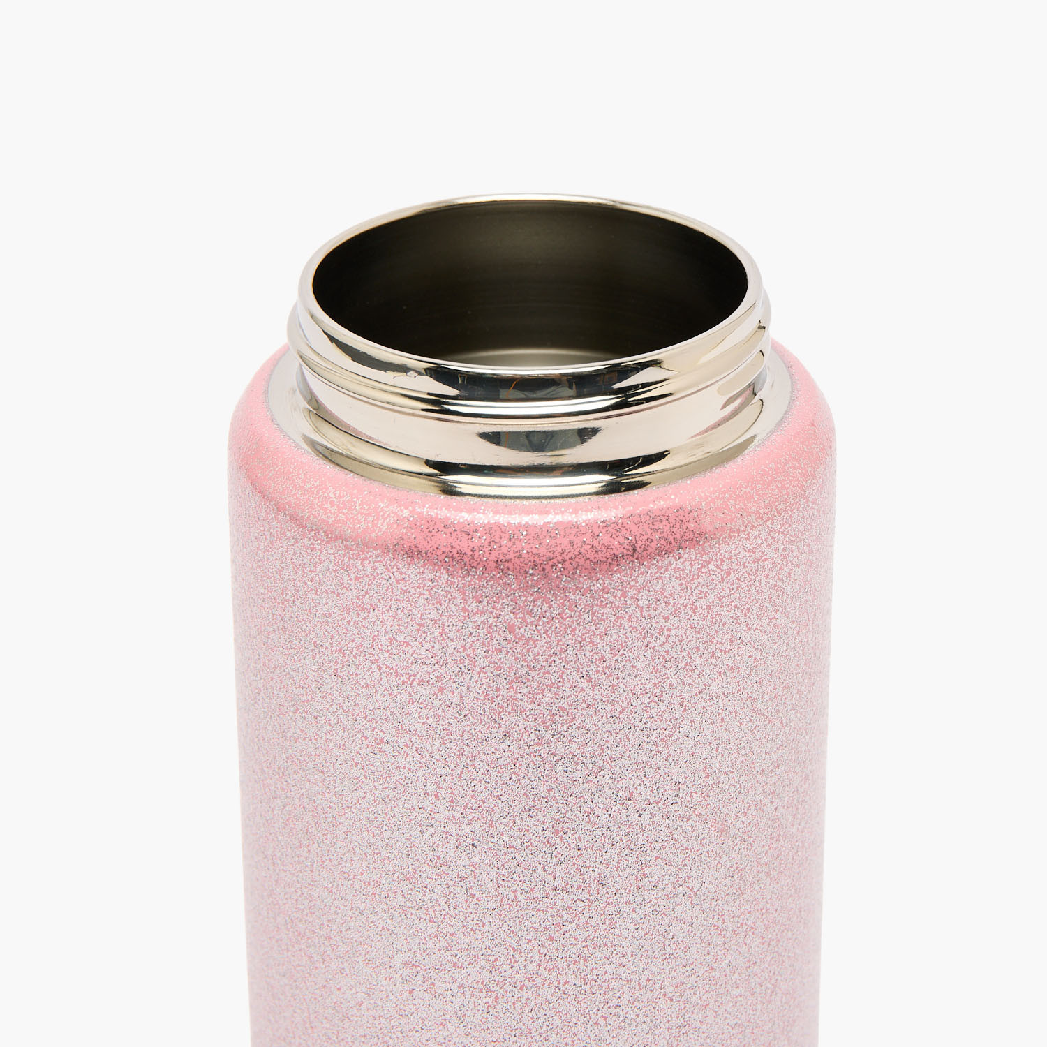 Juniors Glitter Embellished Stainless Steel Water Bottle with Spout and Straw-school-waterbottles-image-8