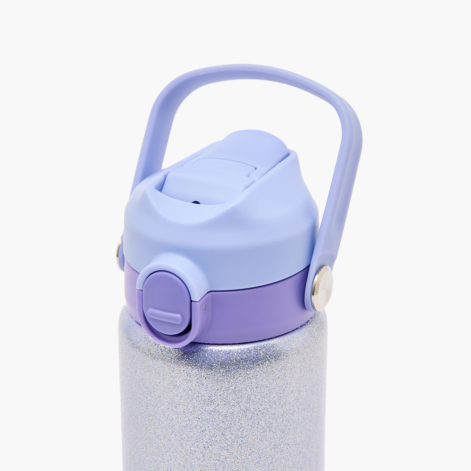 قارورة مياه ستانليس ستيل بفوهة وقشة وزينة جليتر من جونيورز-school-waterbottles-image-5