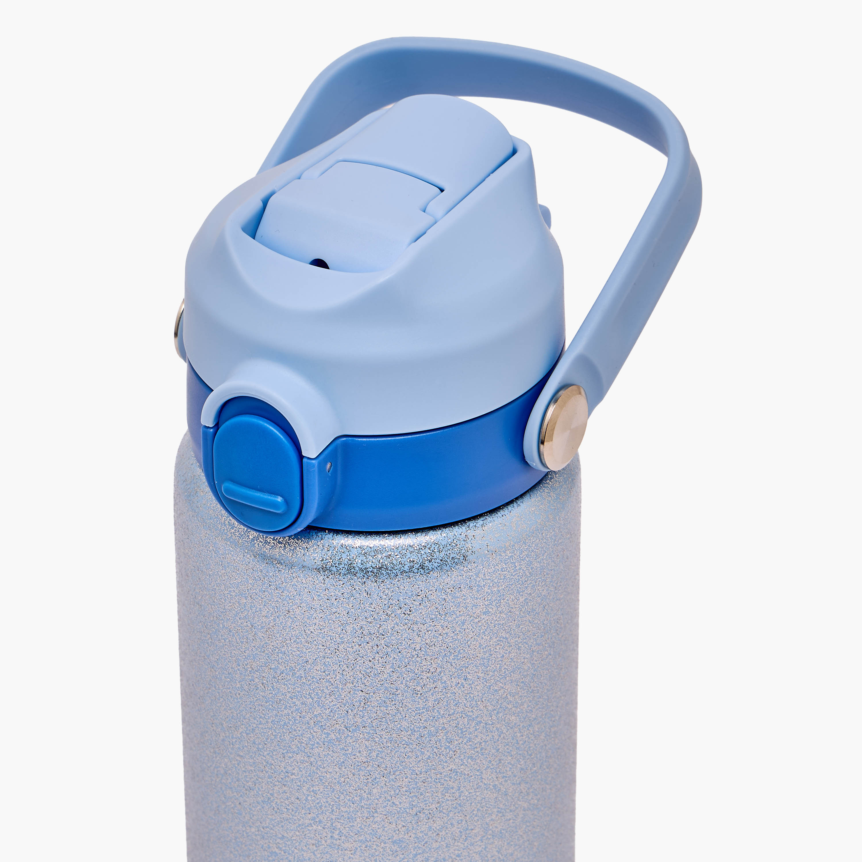 قارورة مياه ستانليس ستيل لامعة بفوهة وقشة من جونيورز-school-waterbottles-image-4