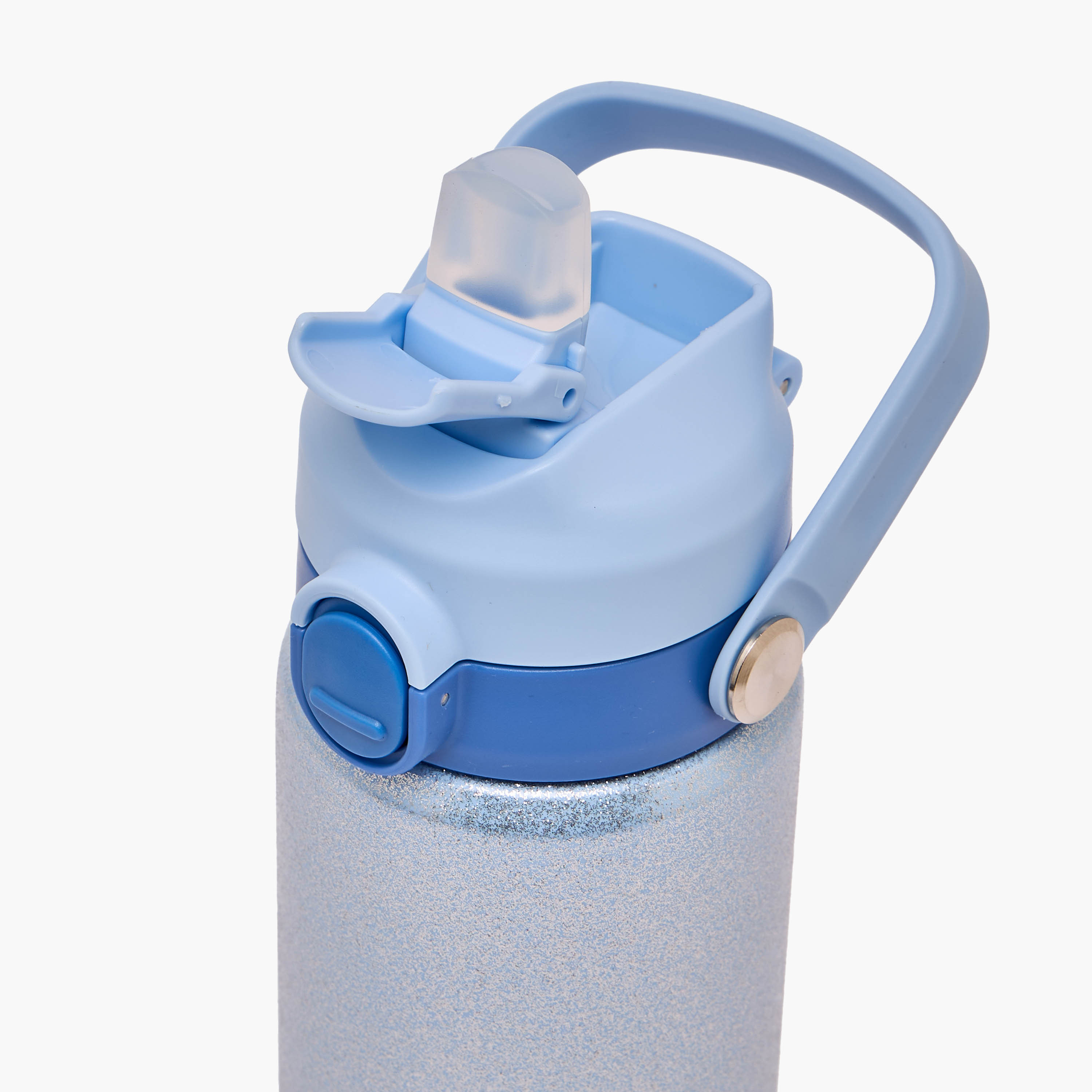 قارورة مياه ستانليس ستيل لامعة بفوهة وقشة من جونيورز-school-waterbottles-image-5