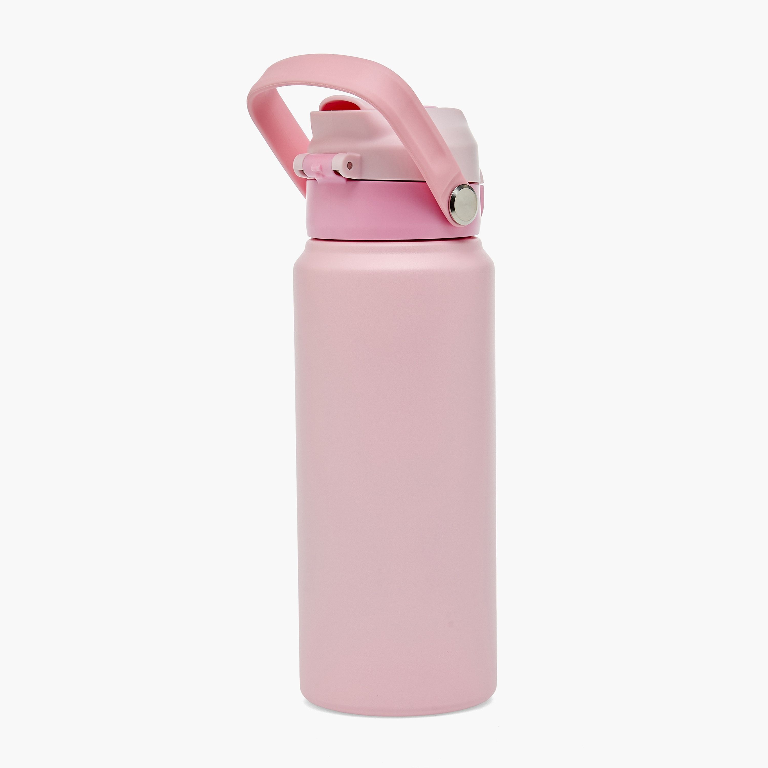 Juniors Solid Stainless Steel Water Bottle with Flip Spout and Handle-school-waterbottles-image-3
