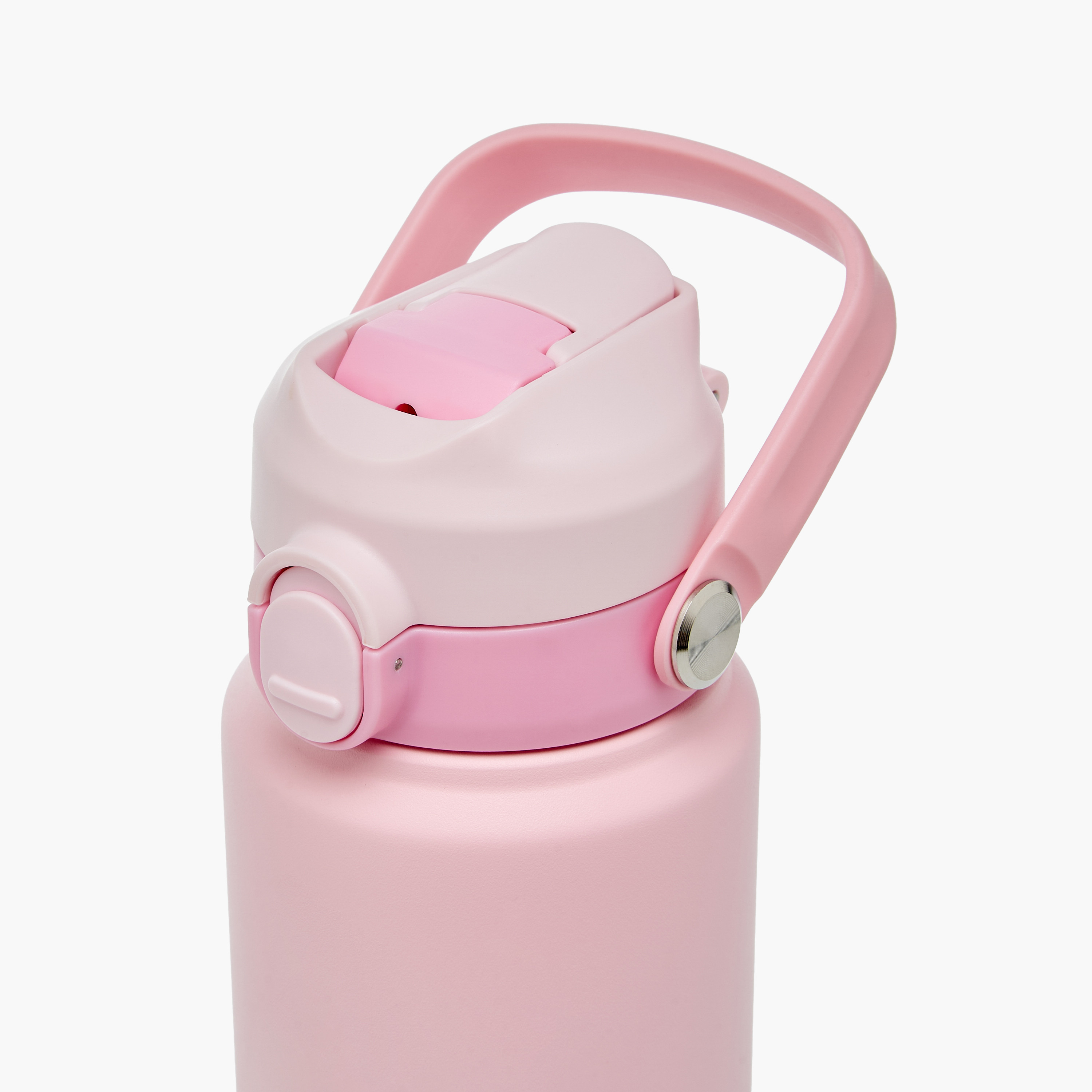 Juniors Solid Stainless Steel Water Bottle with Flip Spout and Handle-school-waterbottles-image-4
