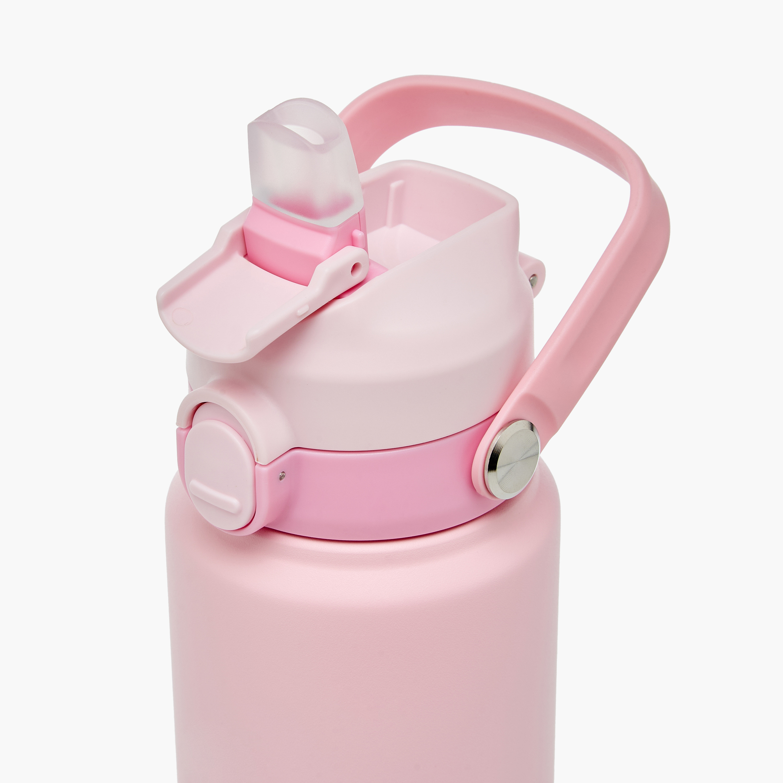 Juniors Solid Stainless Steel Water Bottle with Flip Spout and Handle-school-waterbottles-image-6