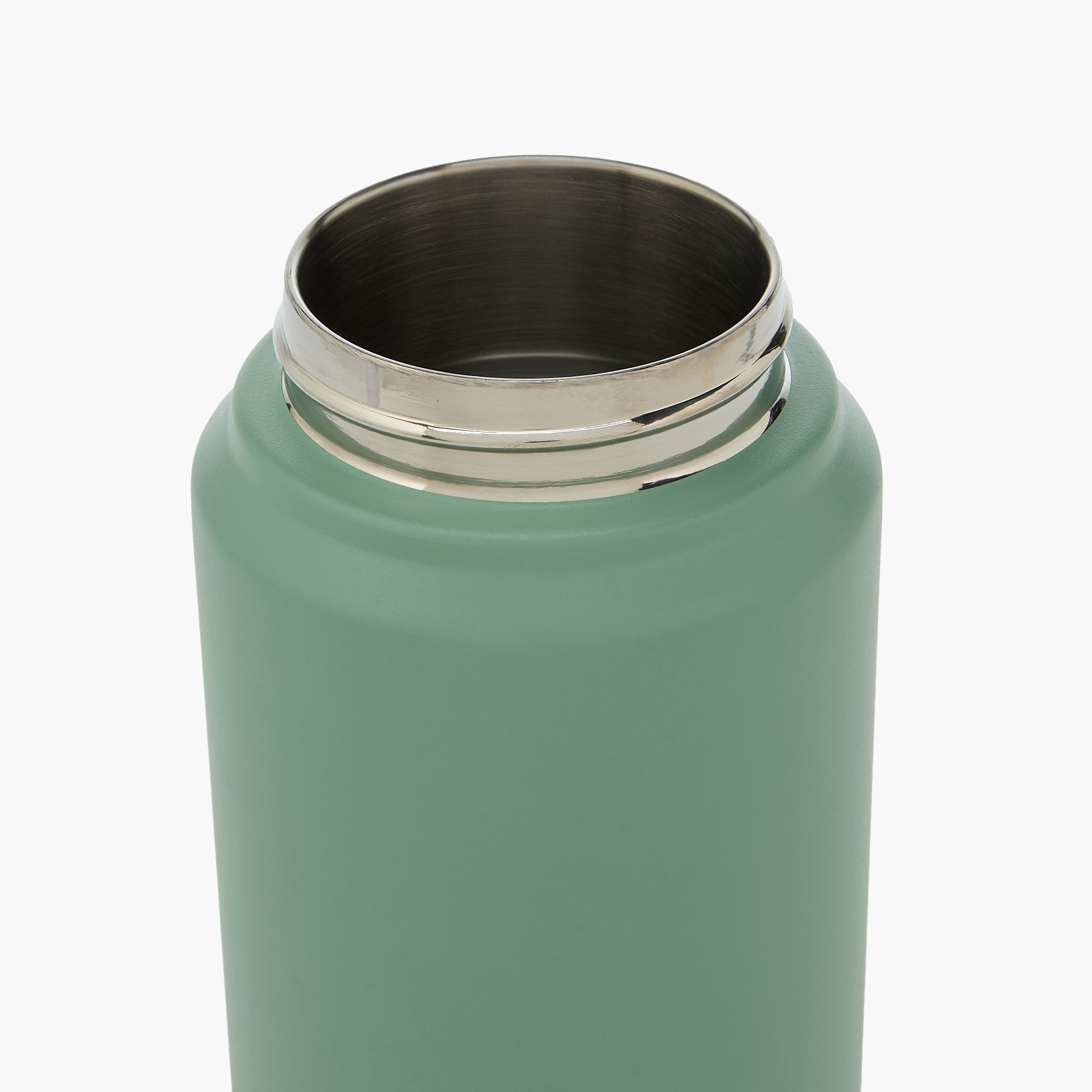 Juniors Solid Stainless Steel Water Bottle with Flip Spout and Handle-school-waterbottles-image-5