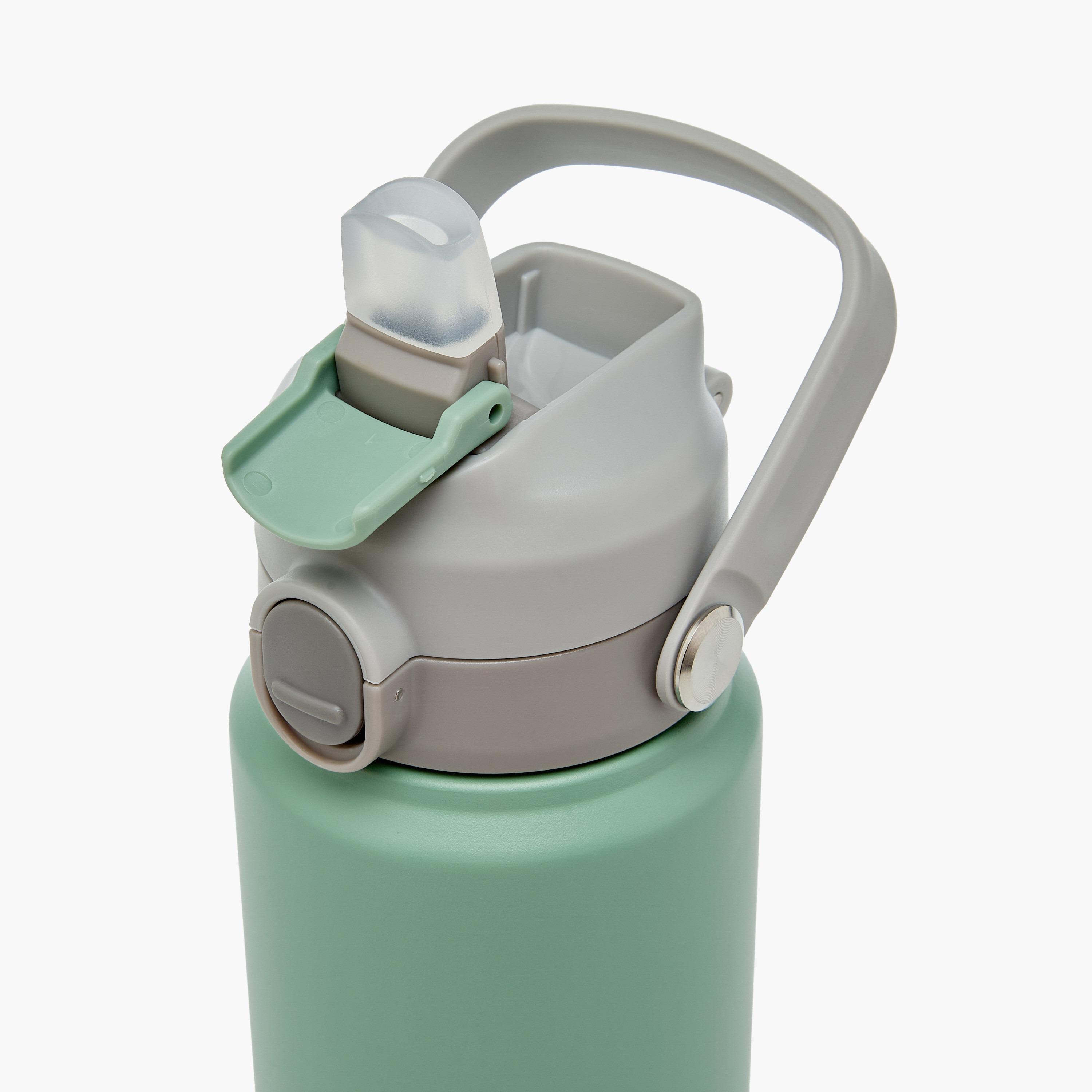 Juniors Solid Stainless Steel Water Bottle with Flip Spout and Handle-school-waterbottles-image-6
