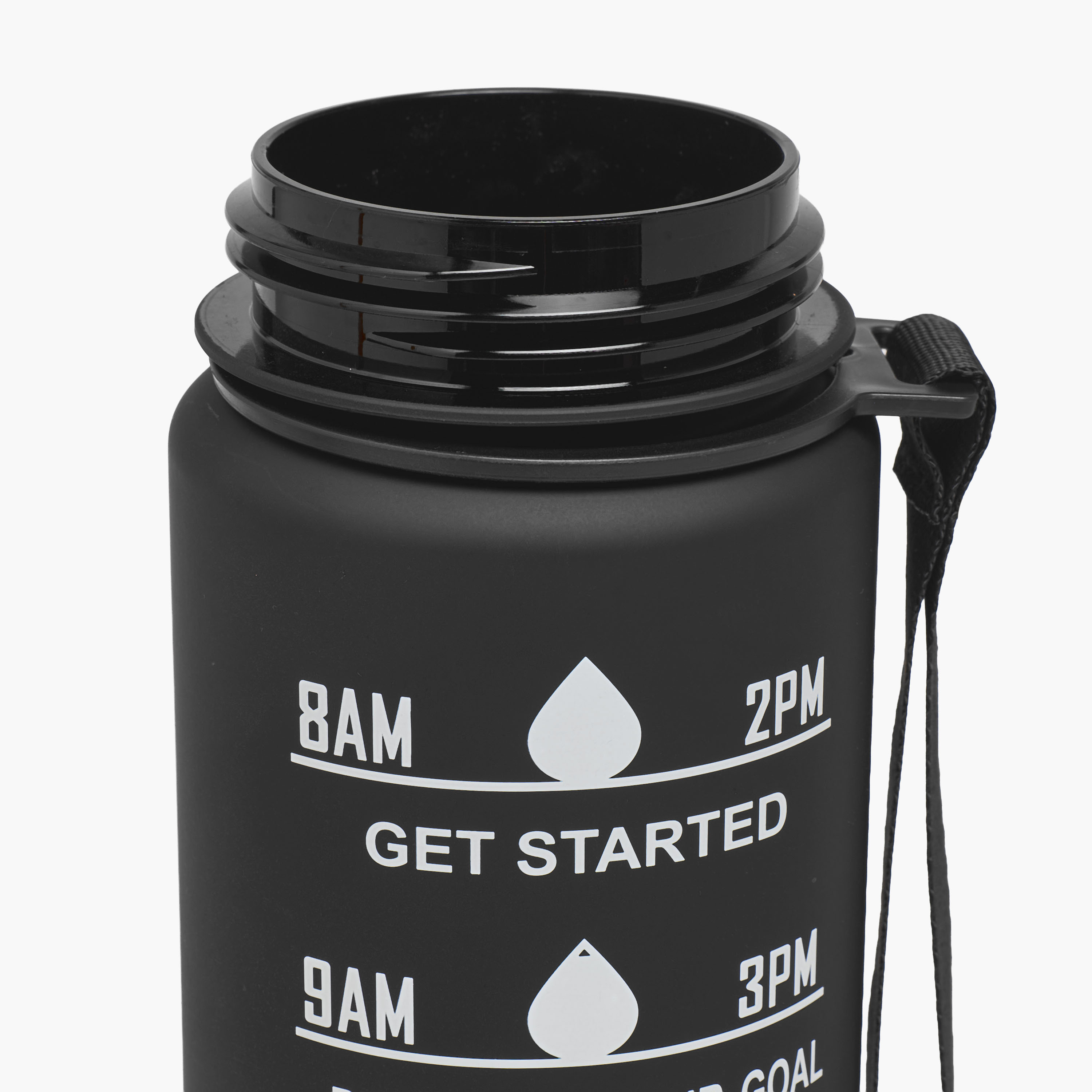 Juniors Time Marker Print Water Bottle with Spout and Push Button Lid - 900 ml-school-waterbottles-image-5