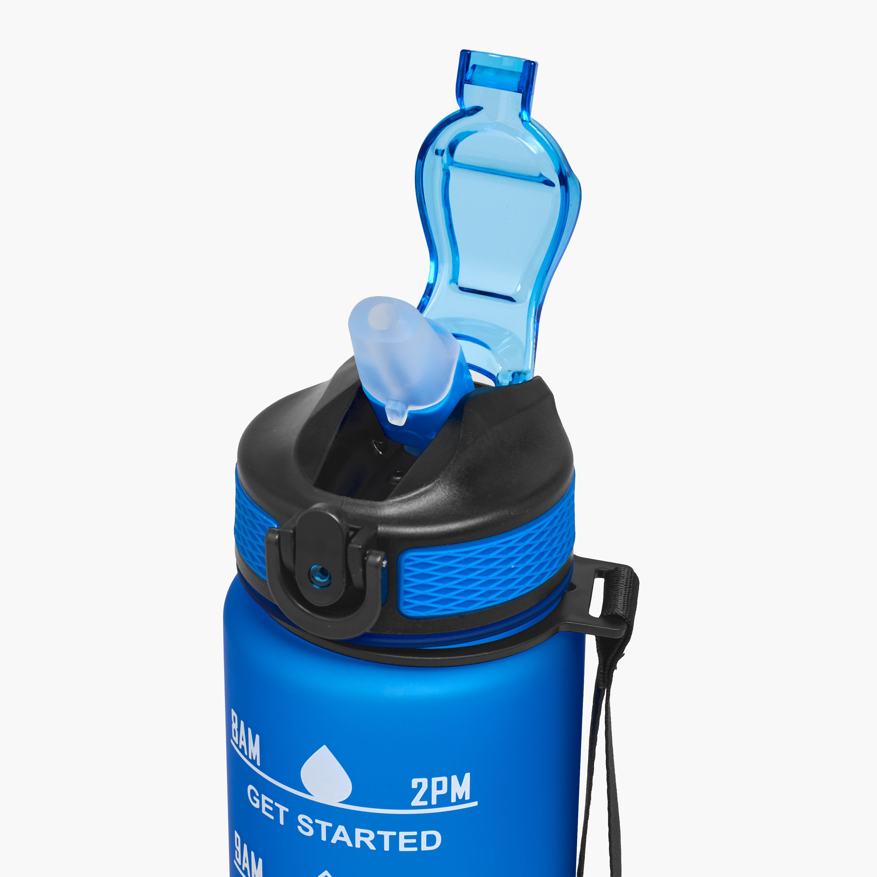 Juniors Time Marker Print Water Bottle with Spout and Push Button Lid - 900 ml-school-waterbottles-image-6