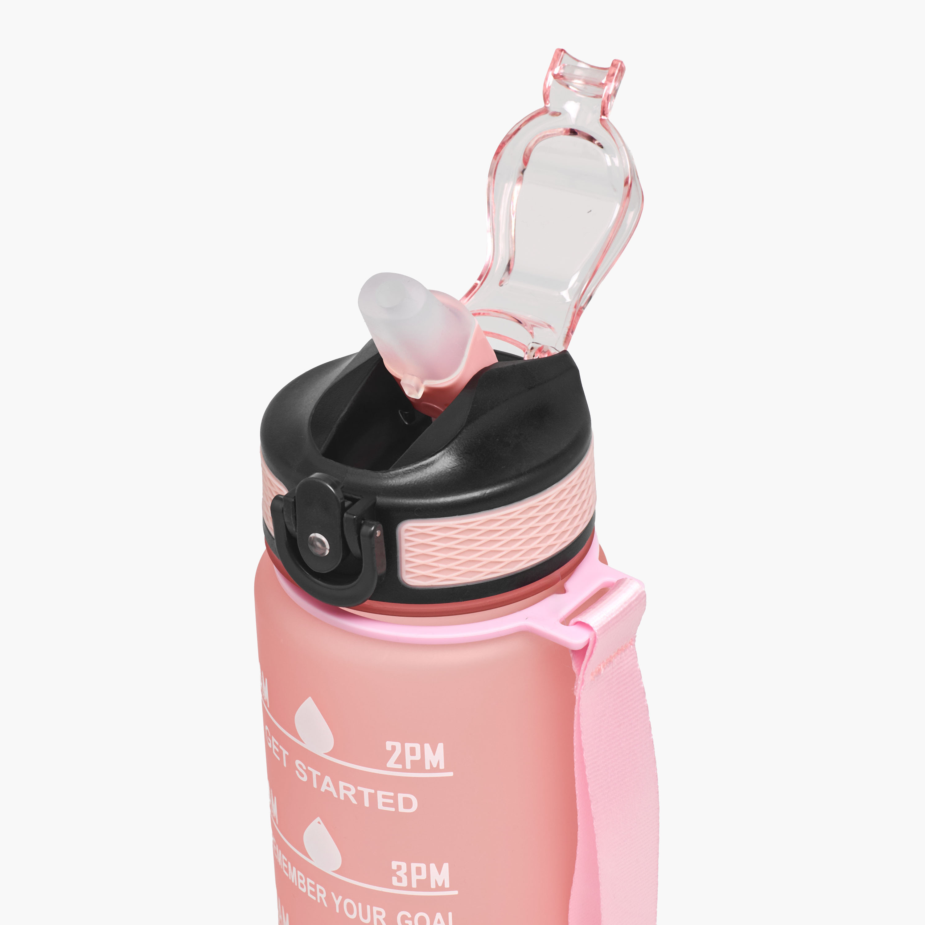 Juniors Time Marker Print Water Bottle with Spout and Push Button Lid - 900 ml-school-waterbottles-image-6