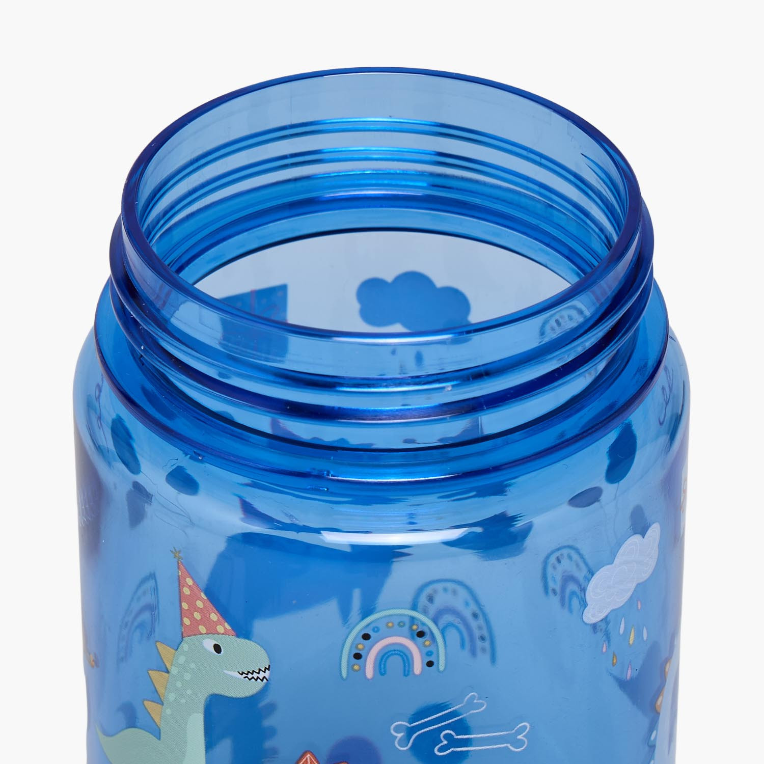 Juniors Dinosaur Print Water Bottle with Flip Spout and Handle-school-waterbottles-image-5