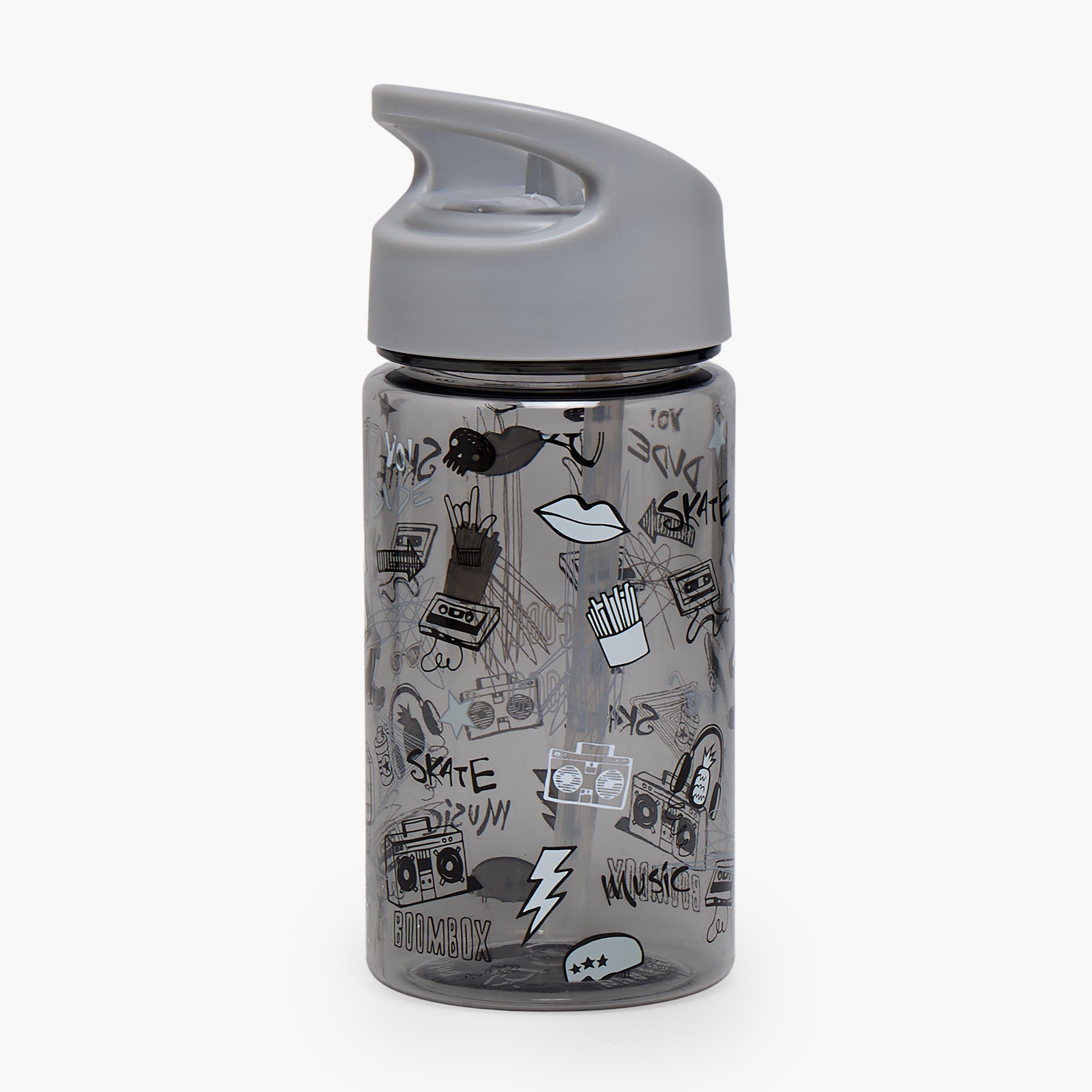 قارورة مياه بقشة ومقبض وطبعات من جونيورز-school-waterbottles-image-3